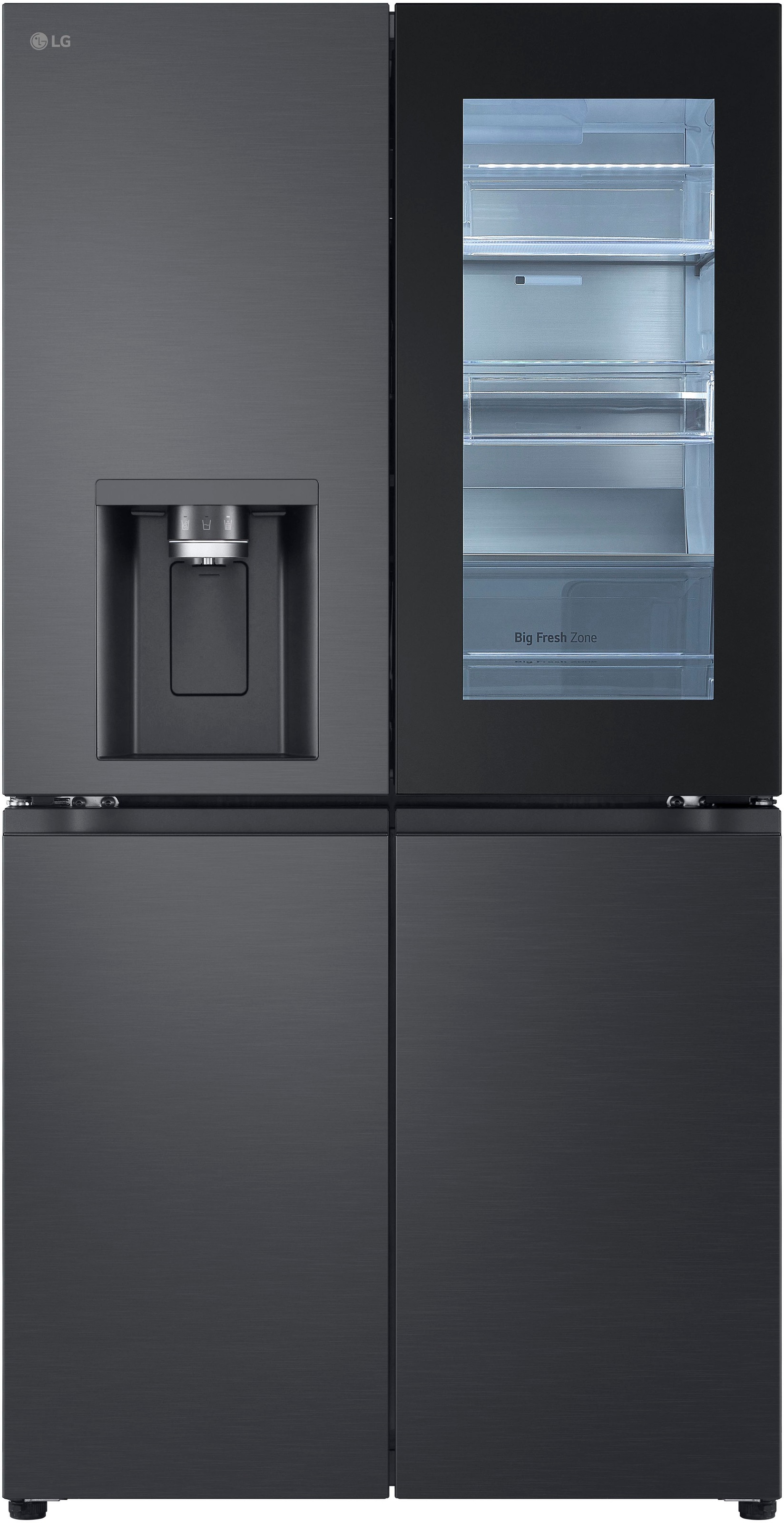 LG Multi Door »GMG960EVEE«, InstaView®: zweimal klopfen, reinschauen! mit Craft Ice - Spender
