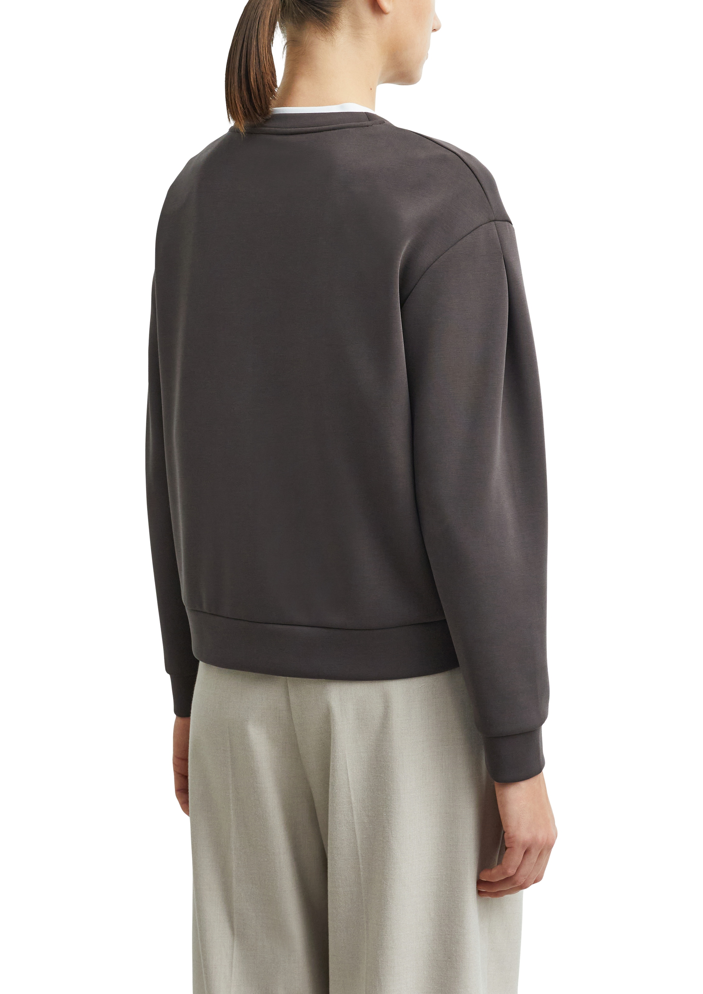 Comma Sweater , mit Teddy-Stickerei / Viskose-Stretch
