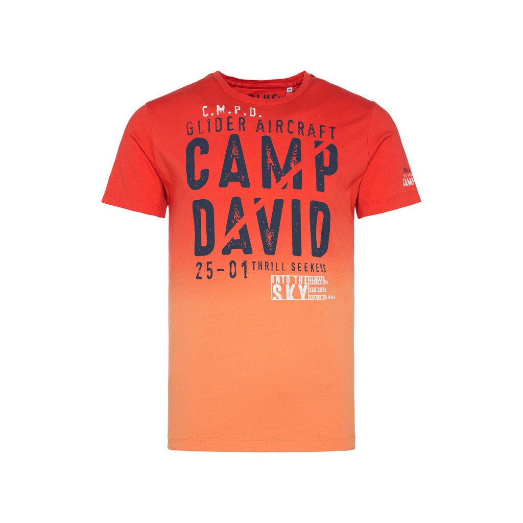 CAMP DAVID Rundhalsshirt