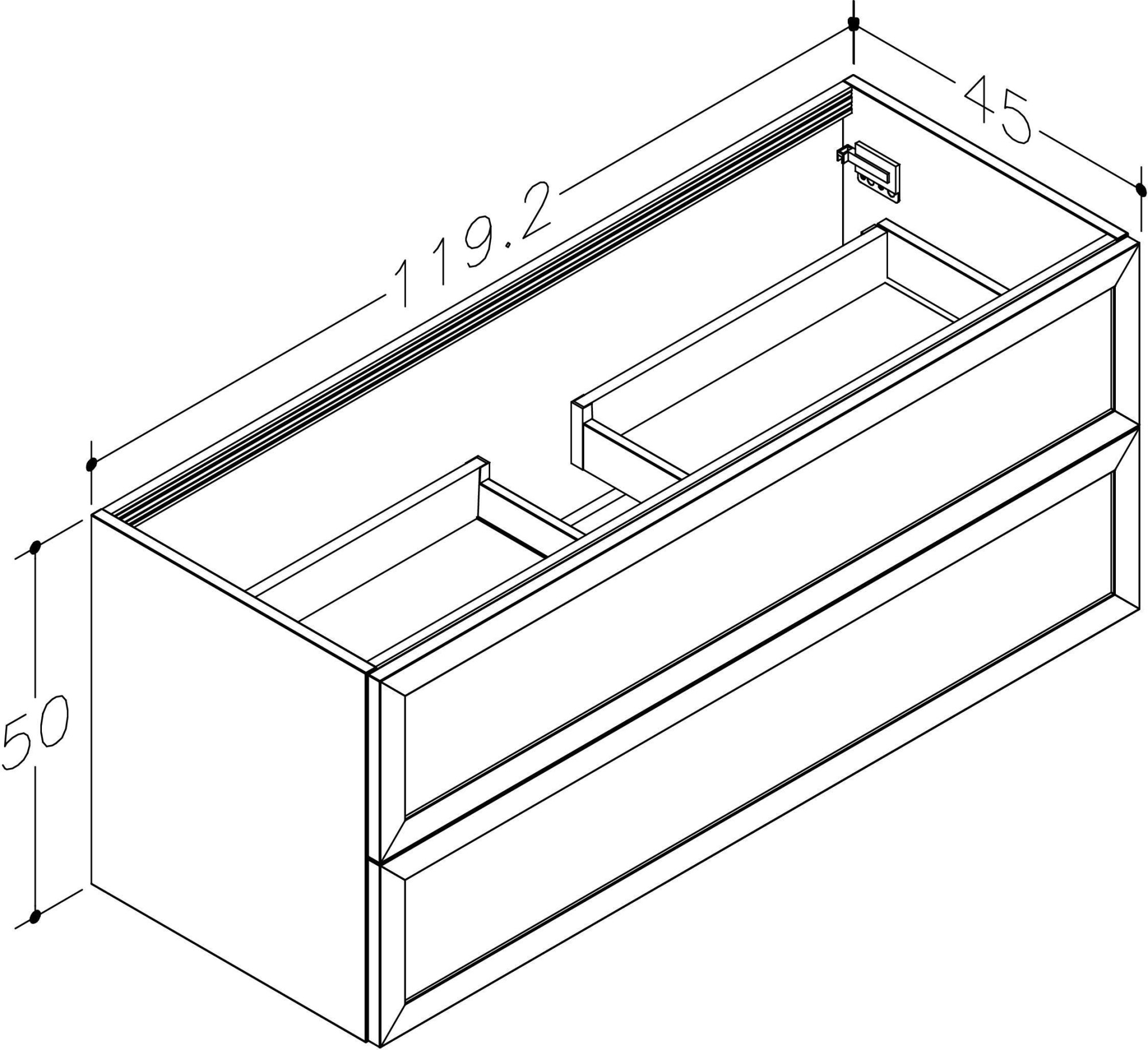 welltime Waschtisch »Rustic«, mit Soft-Close-Funktion, in verschiedenen Breiten, Eichenfurnier, FSC®