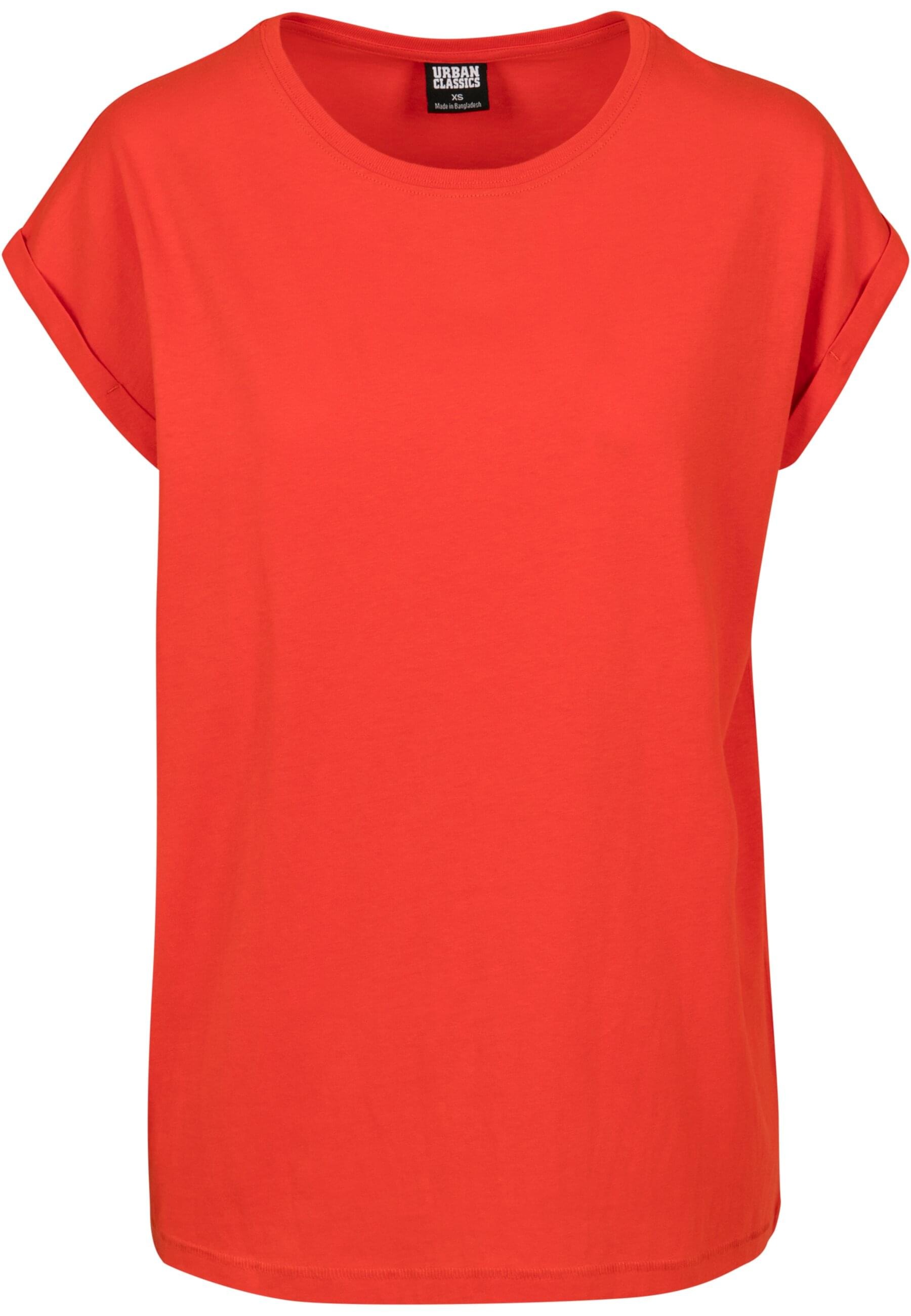 URBAN CLASSICS Kurzarmshirt "Urban Classics Damen Ladies Extended Shoulder Tee"