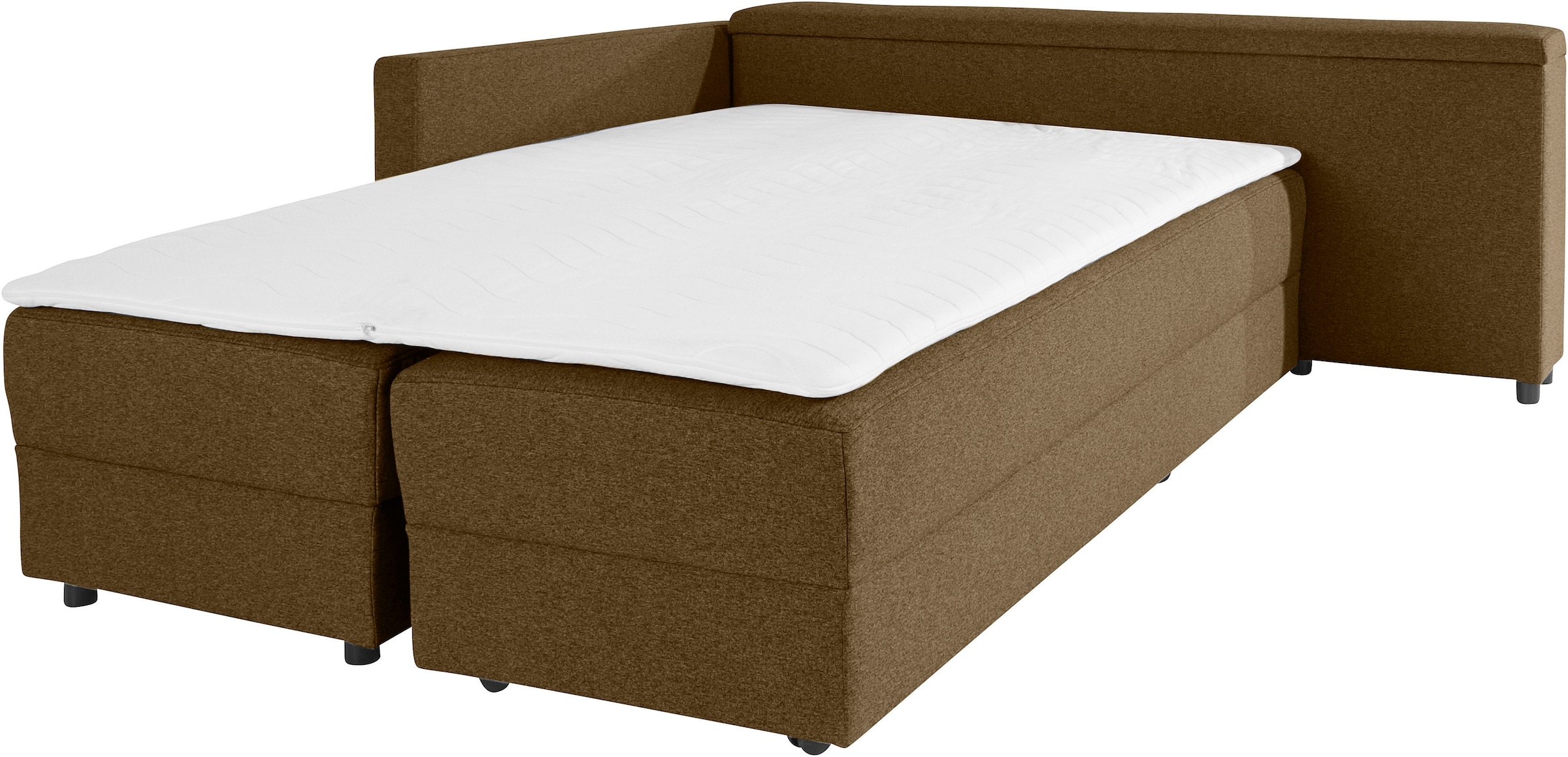 LOOKS by Wolfgang Joop Ecksofa »LooksIII L-Form«, durch Drehfunktion zum Bett wandelbar, inklusive Staufach