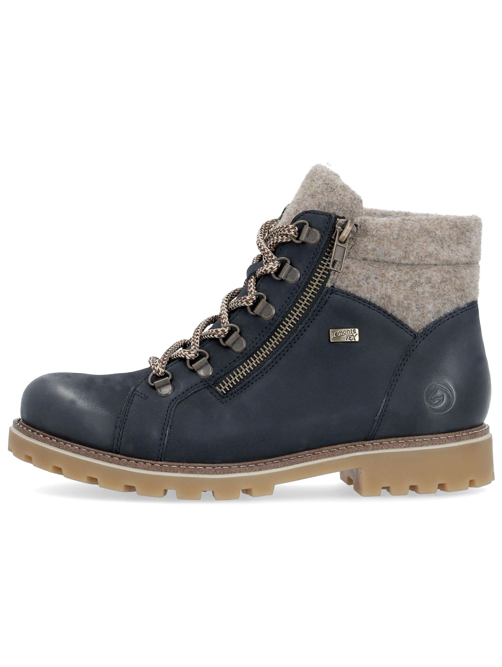 Remonte Schnürstiefelette "Remonte Stiefelette Veloursleder" günstig online kaufen