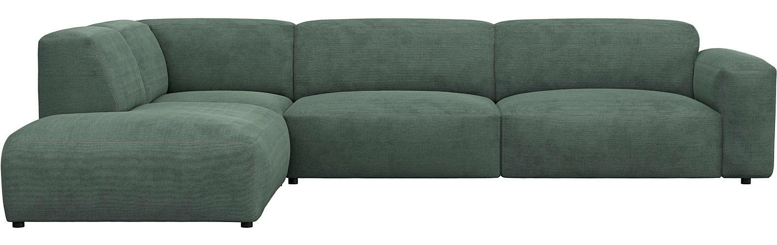 FLEXLUX Ecksofa "Lucera, super bequem durch hochwertigen Sitzaufbau mit Kal günstig online kaufen