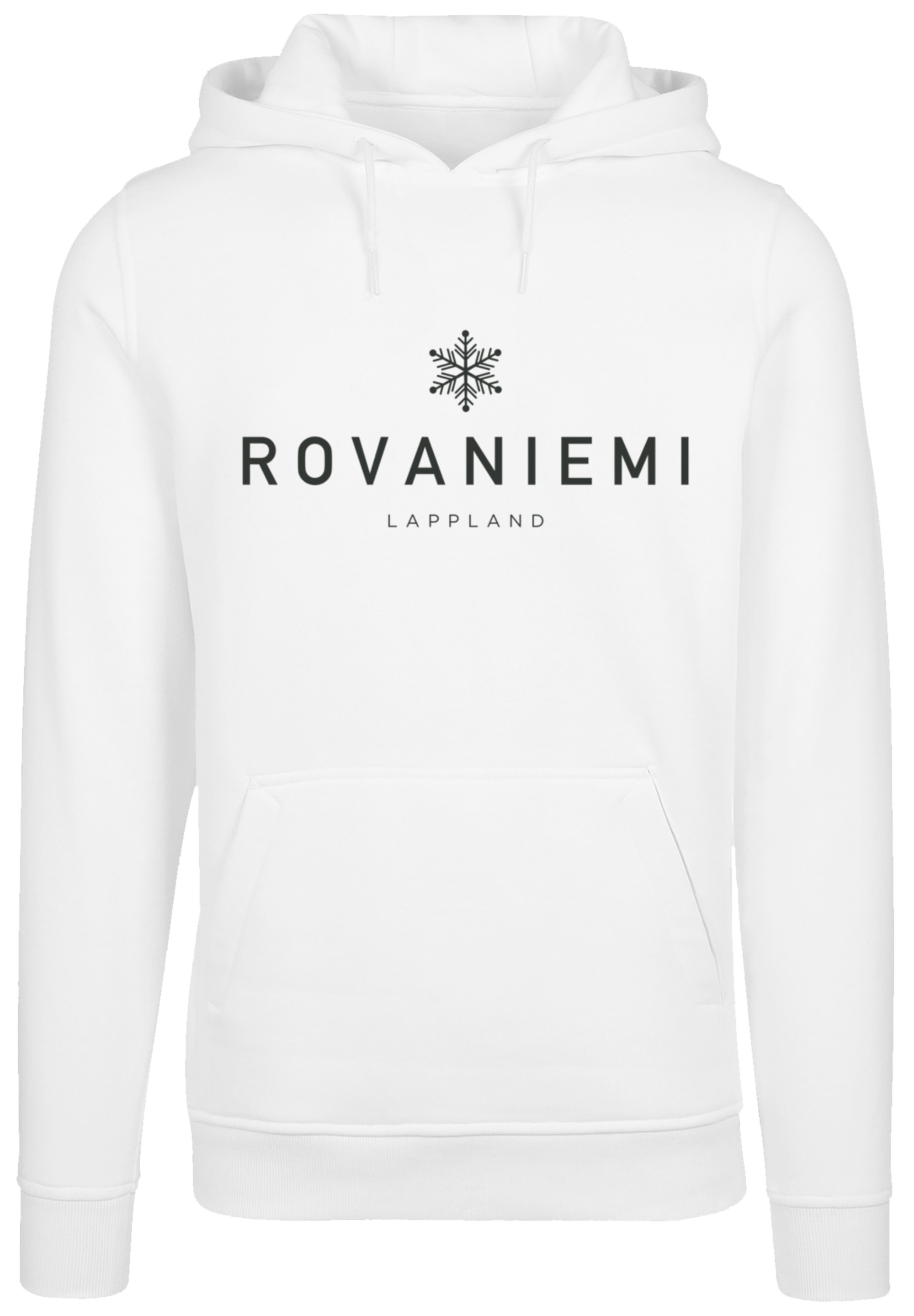F4NT4STIC Kapuzenpullover »Schneeflocke Winter Lappland«, Weihnachten, Geschenk, Logo