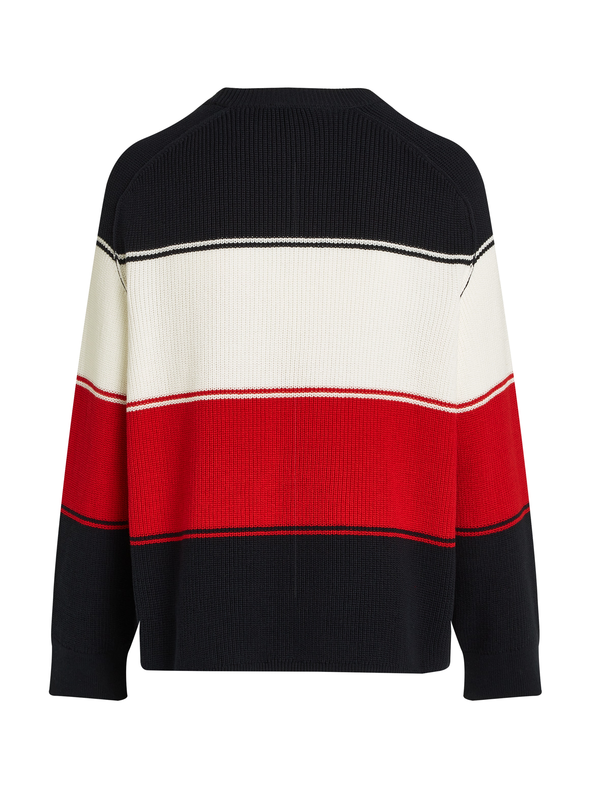 Tommy Hilfiger Curve Rundhalspullover »CRV CO CARDI STITCH C-NK SWT«, Große Größen