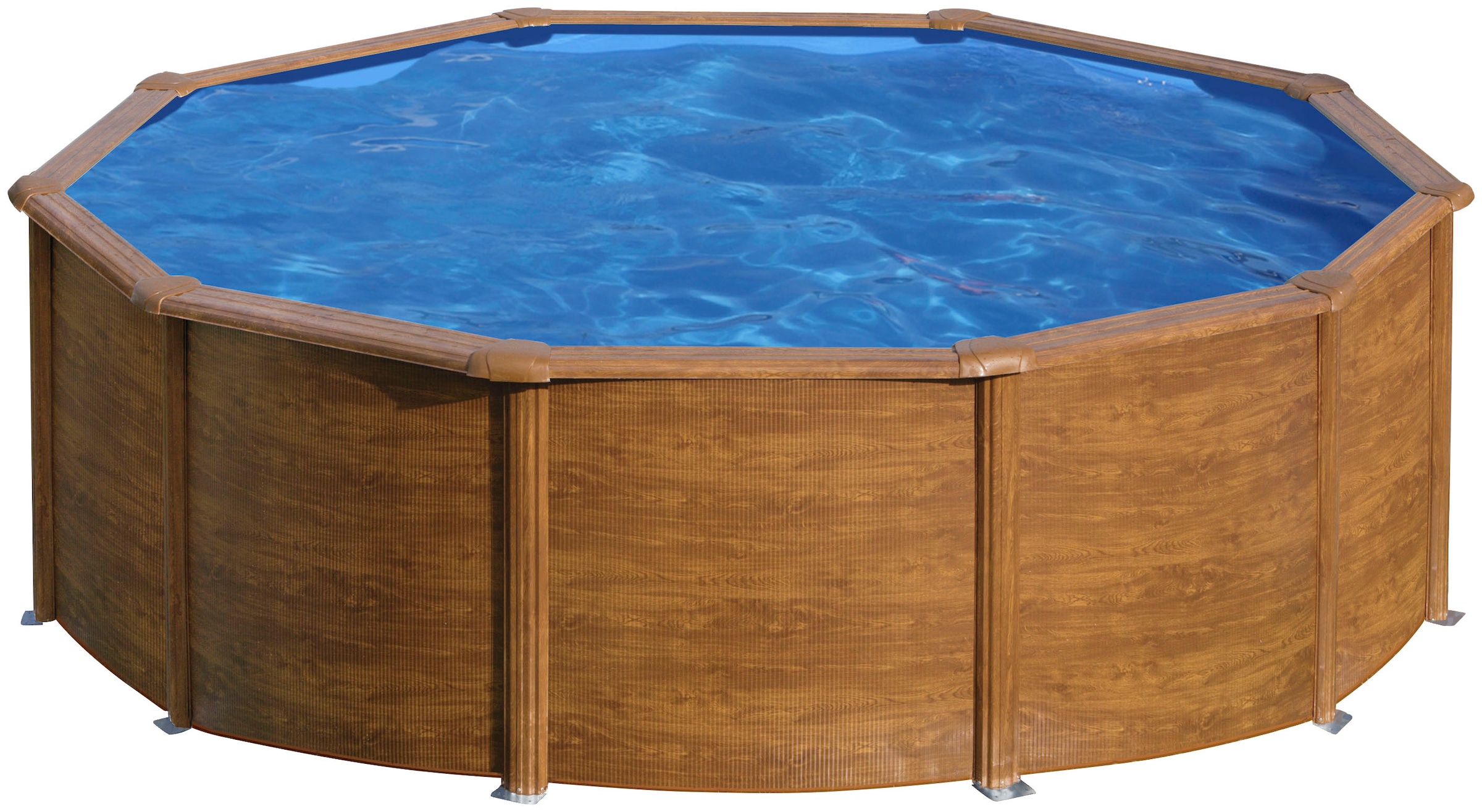 Gre Rundpool »SICILIA inkl. Zubehör«, (Set, 4 tlg.), Höhe: 120 cm, in versch. Größen erhältlich