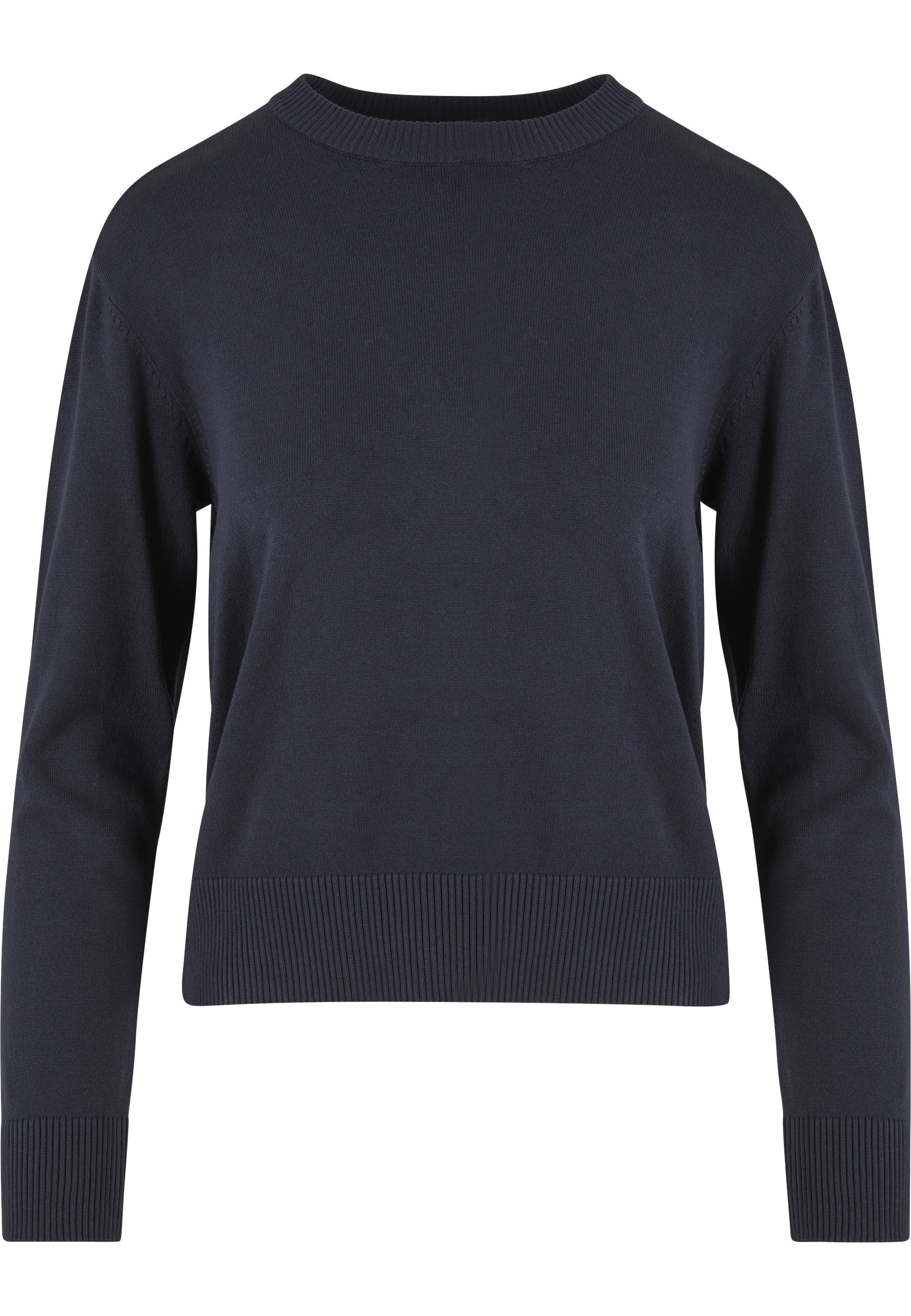 URBAN CLASSICS Sweatshirt »Urban Classics Damen Ladies Knitted Roundneck Sweater«, 1 Stk.
