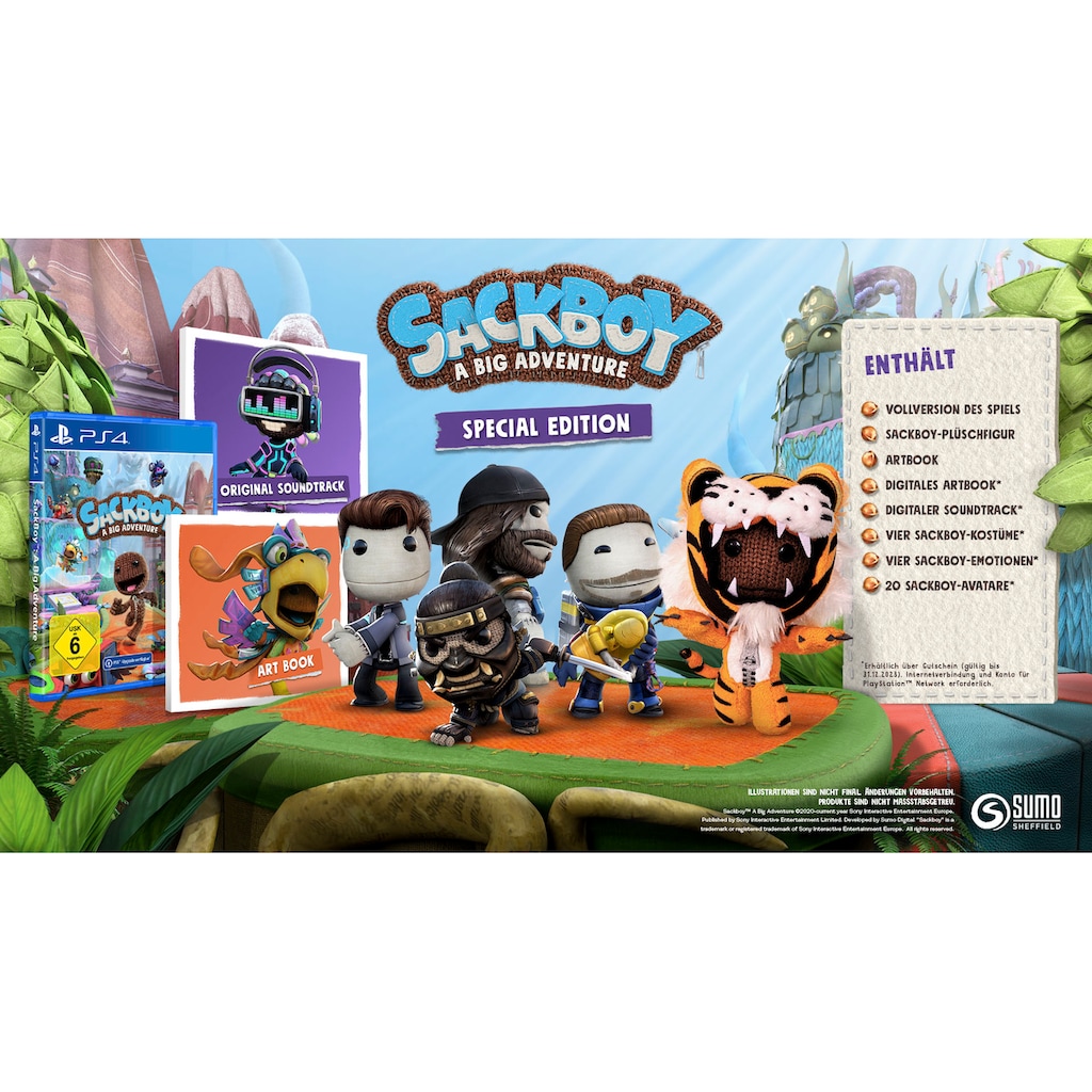 PlayStation 4 Spielesoftware »Sackboy: A Big Adventure Special Edition«, PlayStation 4