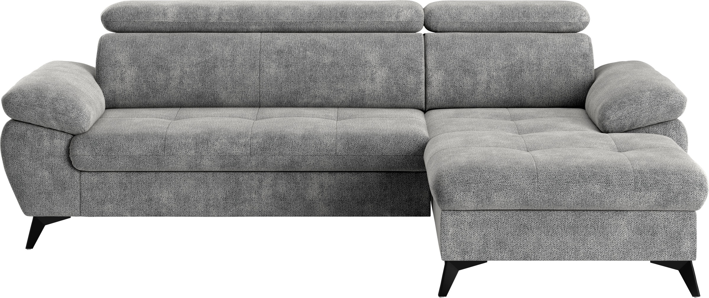 COTTA Ecksofa "Hudson L-Form, B: 261 cm" mit Kopfteilverstellung, optional günstig online kaufen