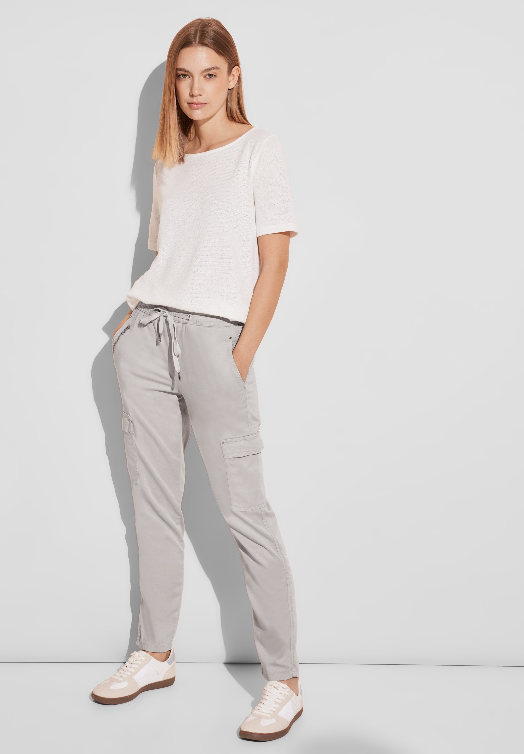 STREET ONE Cargohose, Middle Waist