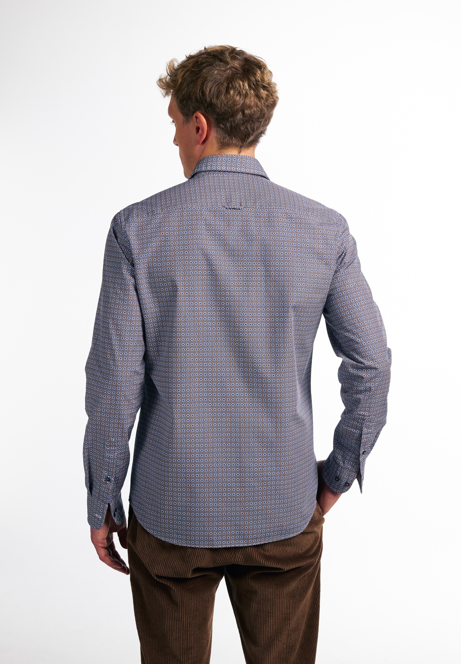 Eterna Langarmhemd "SLIM FIT" EASY IRON (bügelleicht) günstig online kaufen