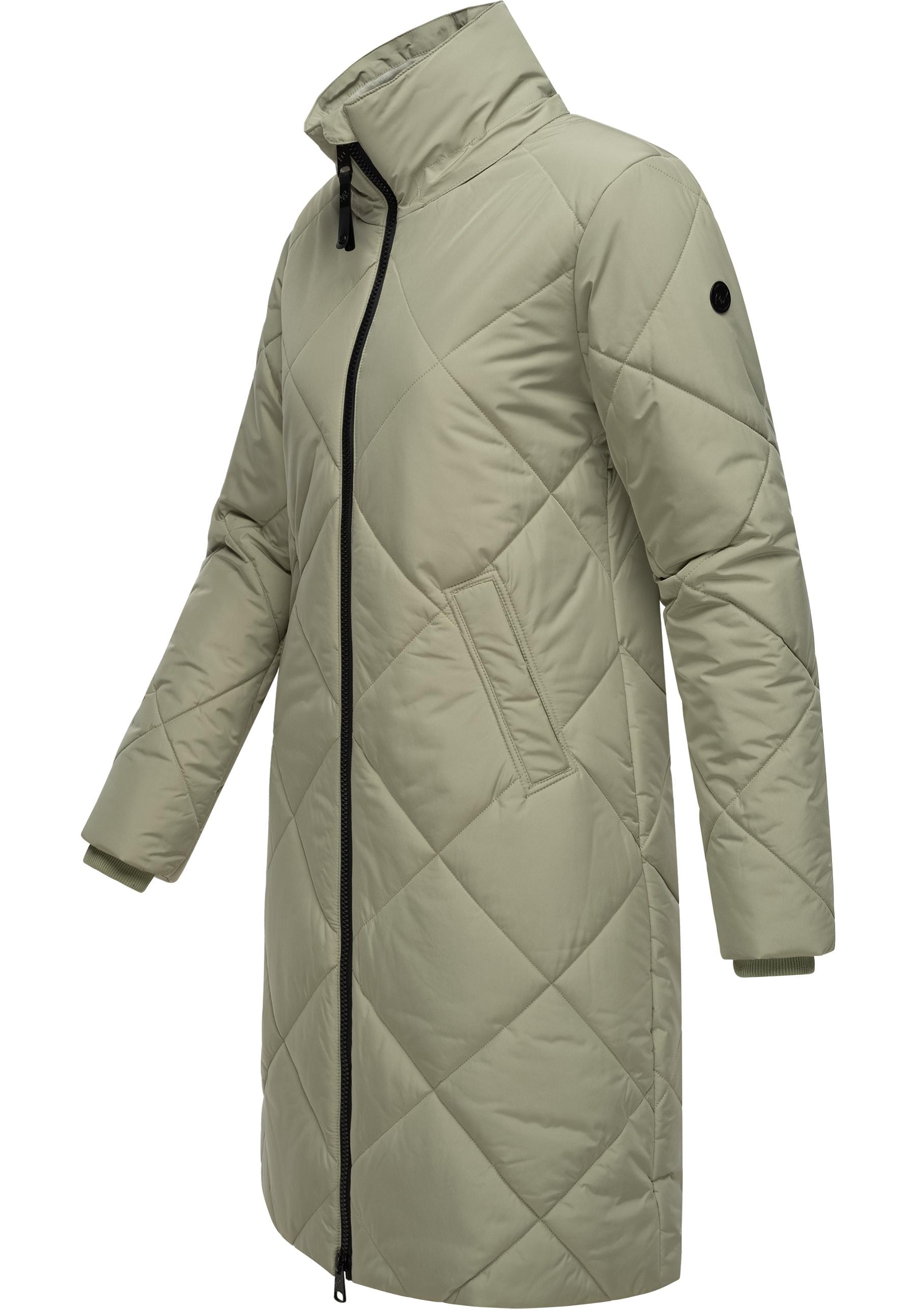 Ragwear Steppmantel »Rebela«, stylischer Winterparka mit abnehmbarer Kapuze