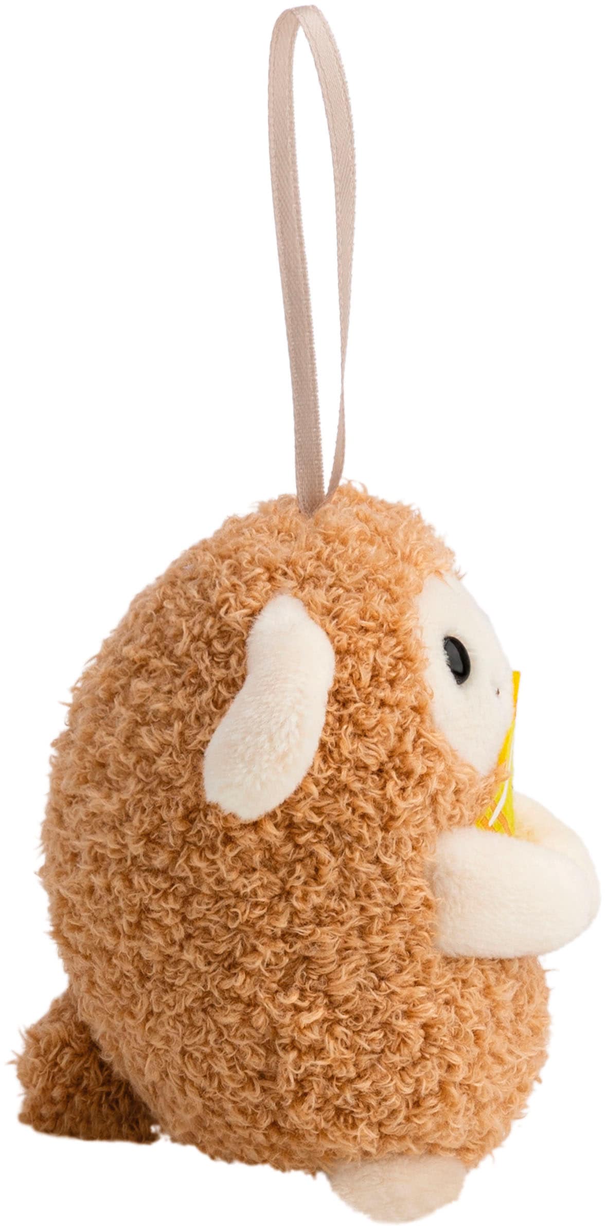 Nici »mymochi, Set Schaf Wools braun 8cm mit Glocke & Rentierkostüm« in Geschenkbox