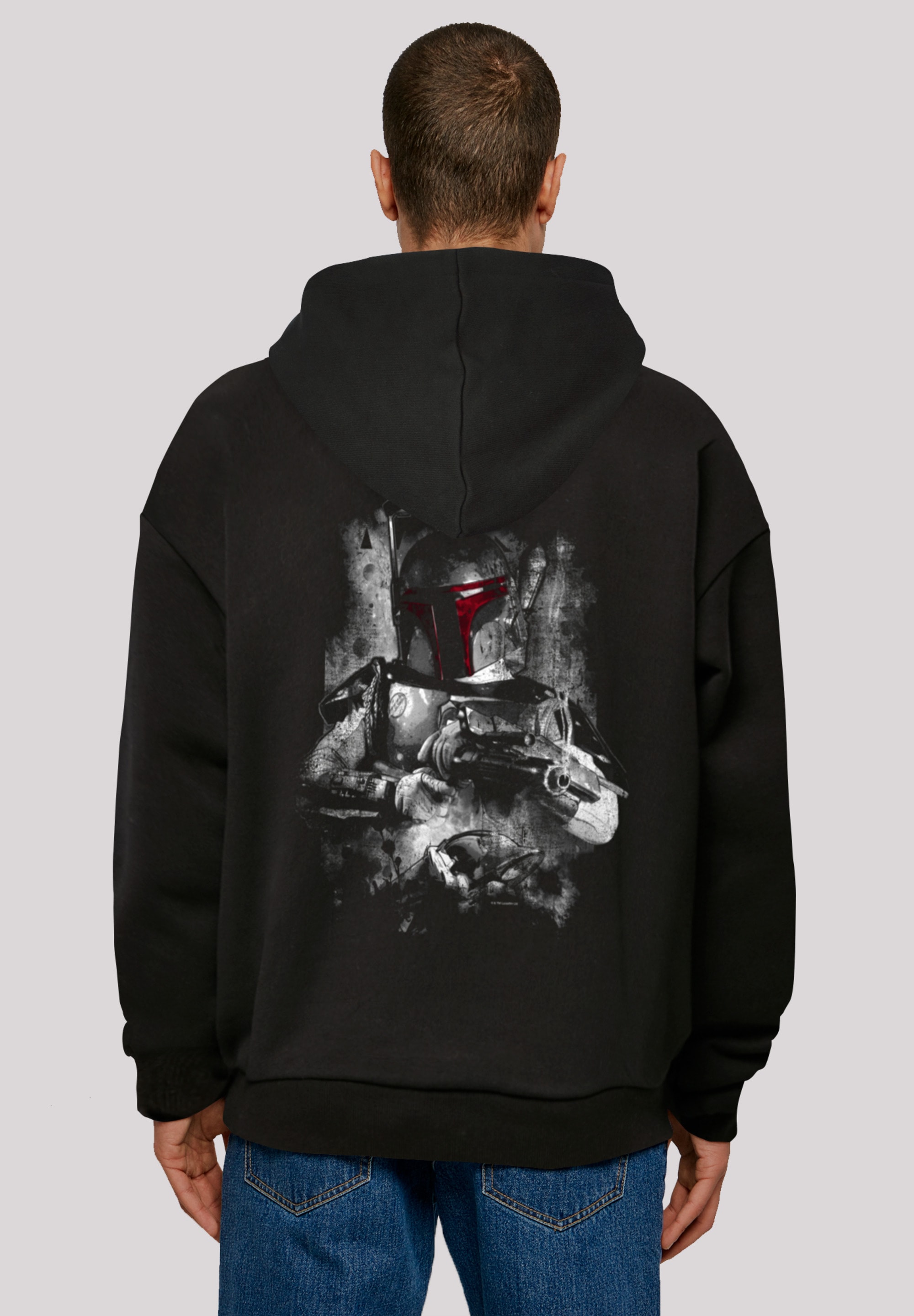 F4NT4STIC Kapuzenpullover "Star Wars Boba Fett Distressed", Print günstig online kaufen