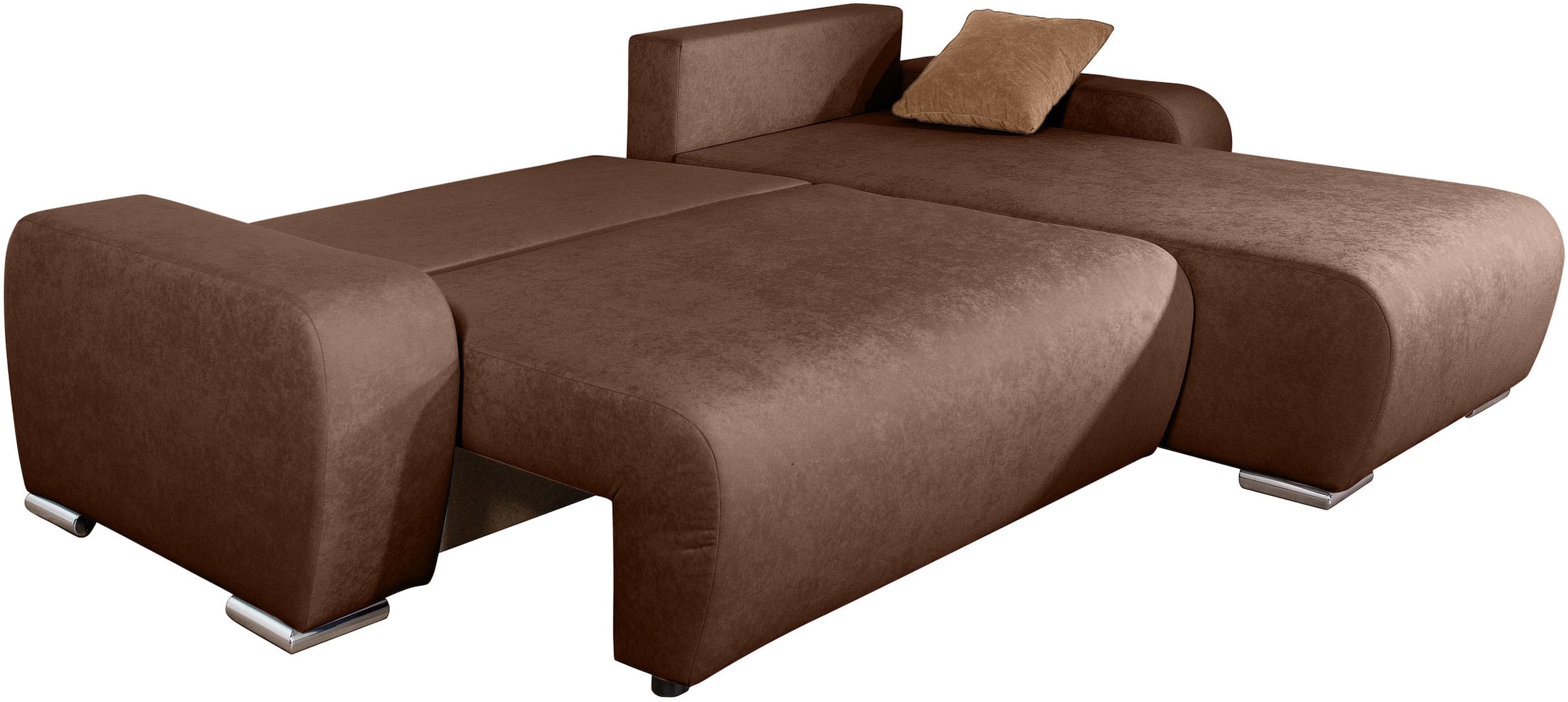 COLLECTION AB Ecksofa »Ecksofa, Schlaffunktion,Bonnelfederkern,Rückenkissen«