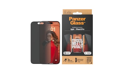 Displayschutzglas »Privacy Screen Protector Glass«, für iPhone 15 Pro