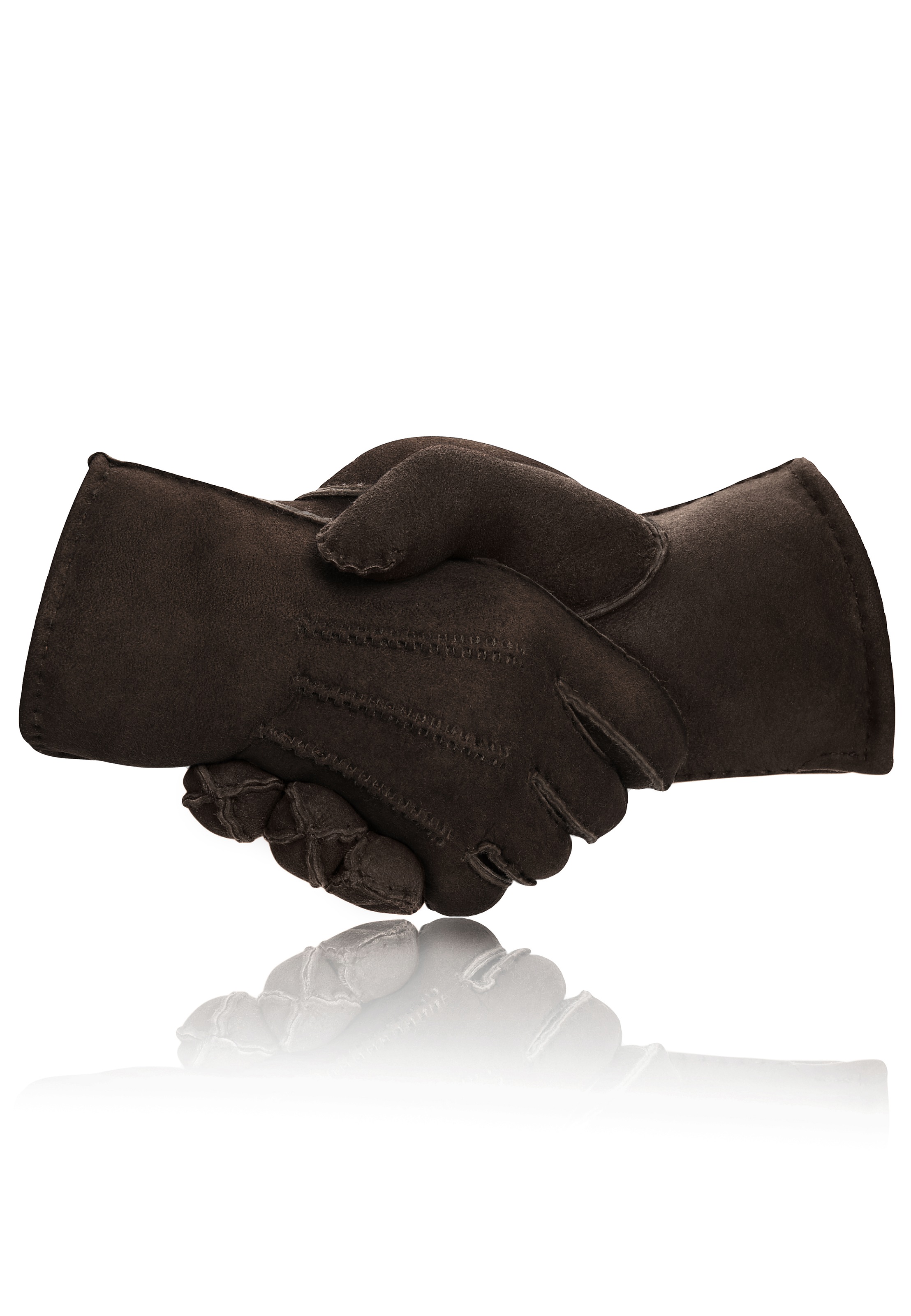 PEARLWOOD Lederhandschuhe "NORTH", warm gefüttert, Ziernähte, Temperaturreg günstig online kaufen