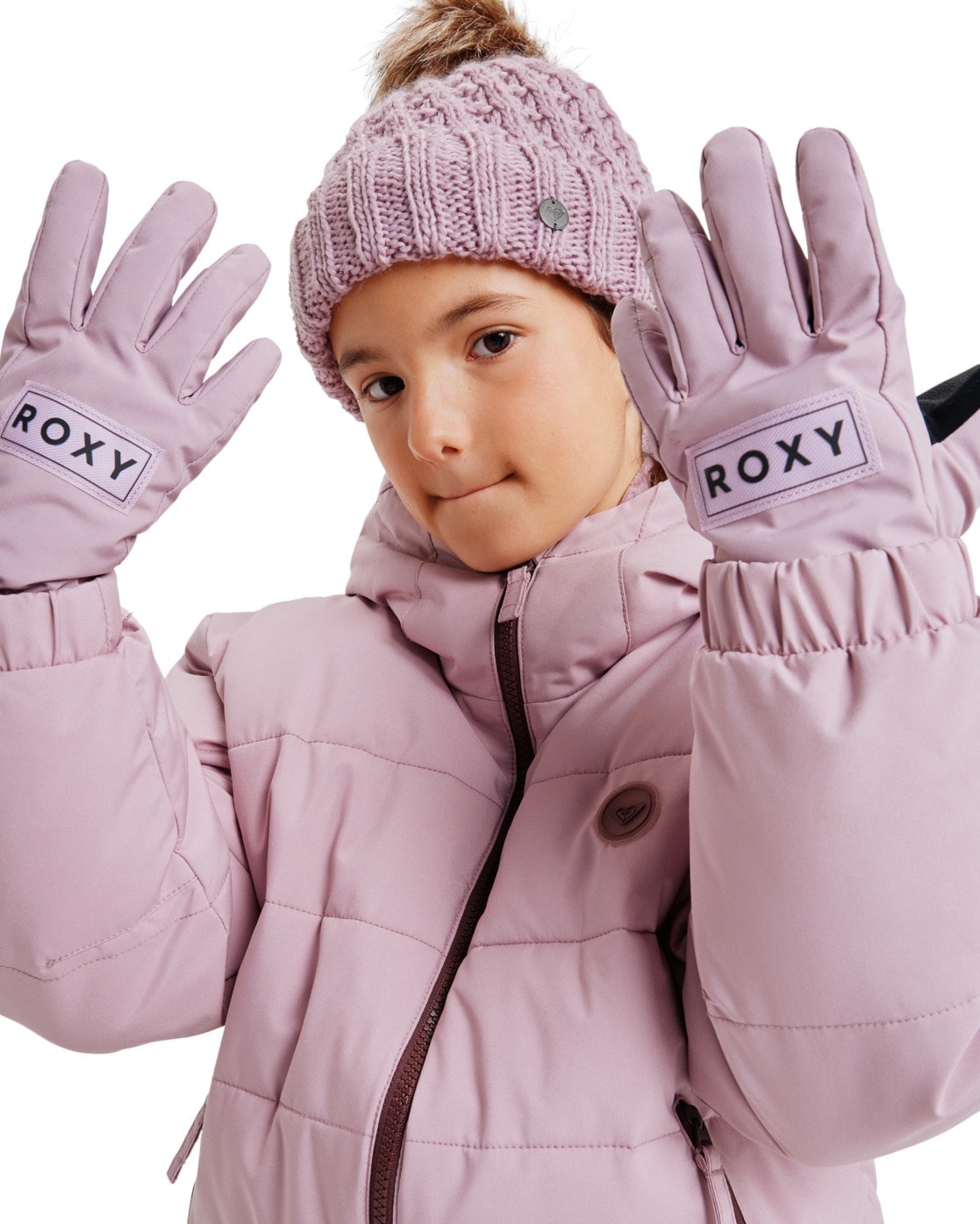 Roxy Gants Fresh Field Discreet Mauve L Filles