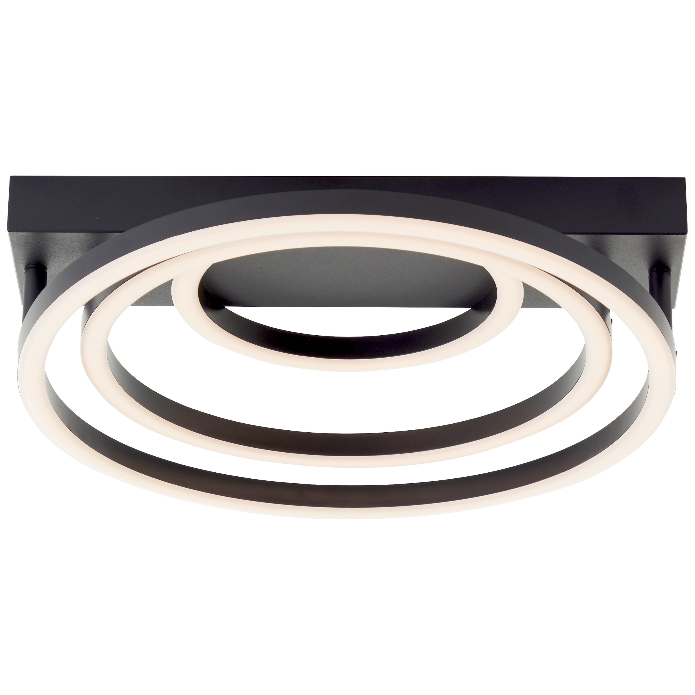 Brilliant LED Deckenleuchte »Pedley« LED-Modul 1 Stk. Warmweiß 38 cm, 3800lm, 3000K, dimmbar, schwenkbar, schwarz