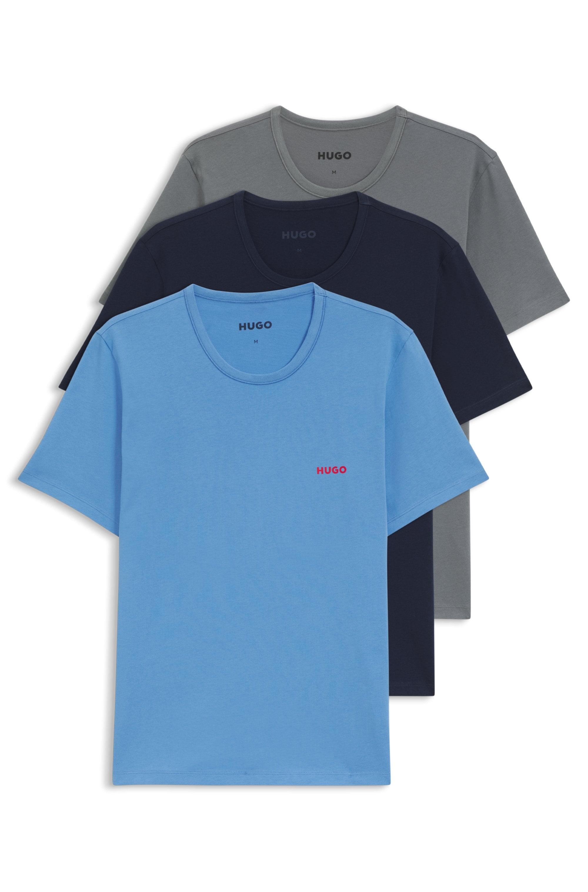 HUGO Underwear T-Shirt »RN TRIPL«, (Packung, 3 tlg.), mit Rundhalsausschnitt