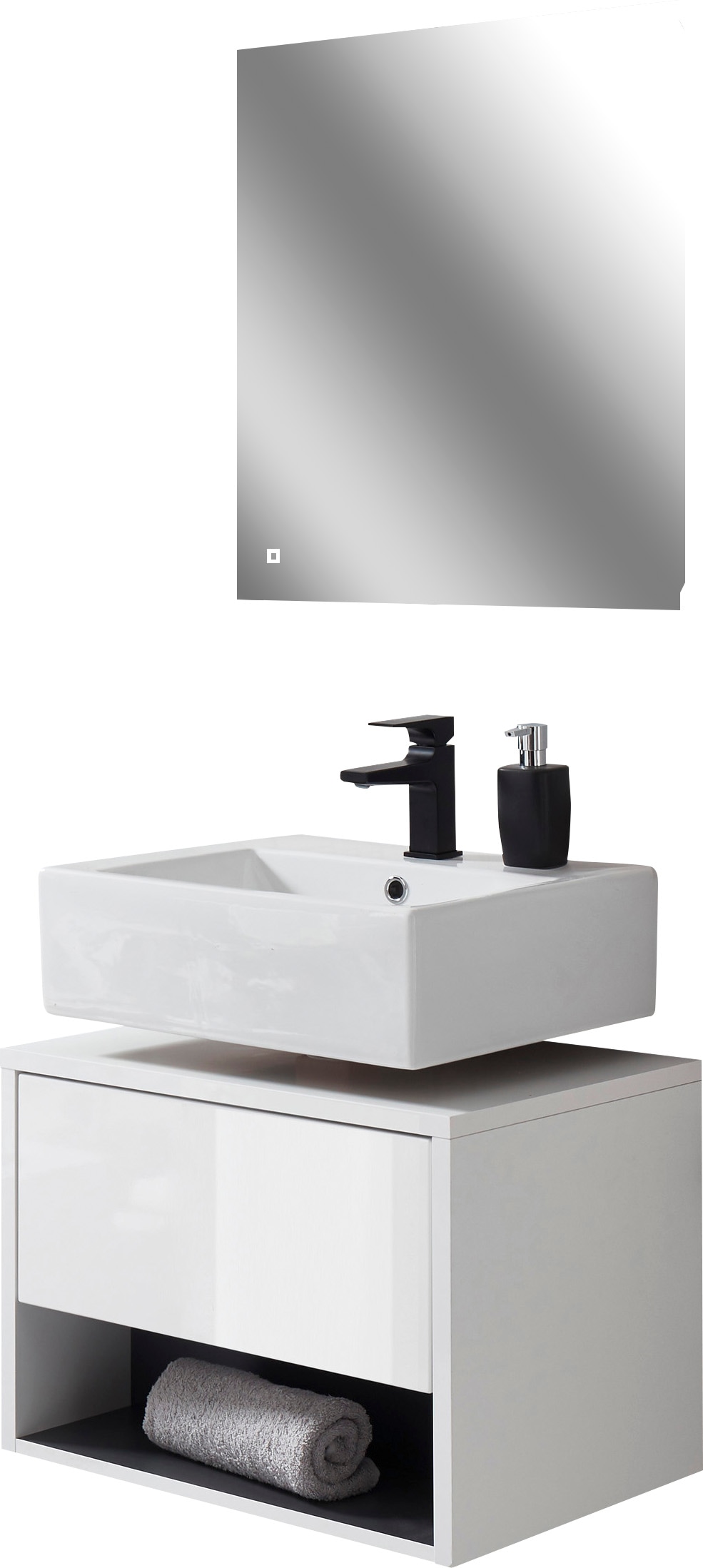 PLACES OF STYLE Badmöbel-Set "Studio Line, Bad im modernen Design, 2-teilig günstig online kaufen