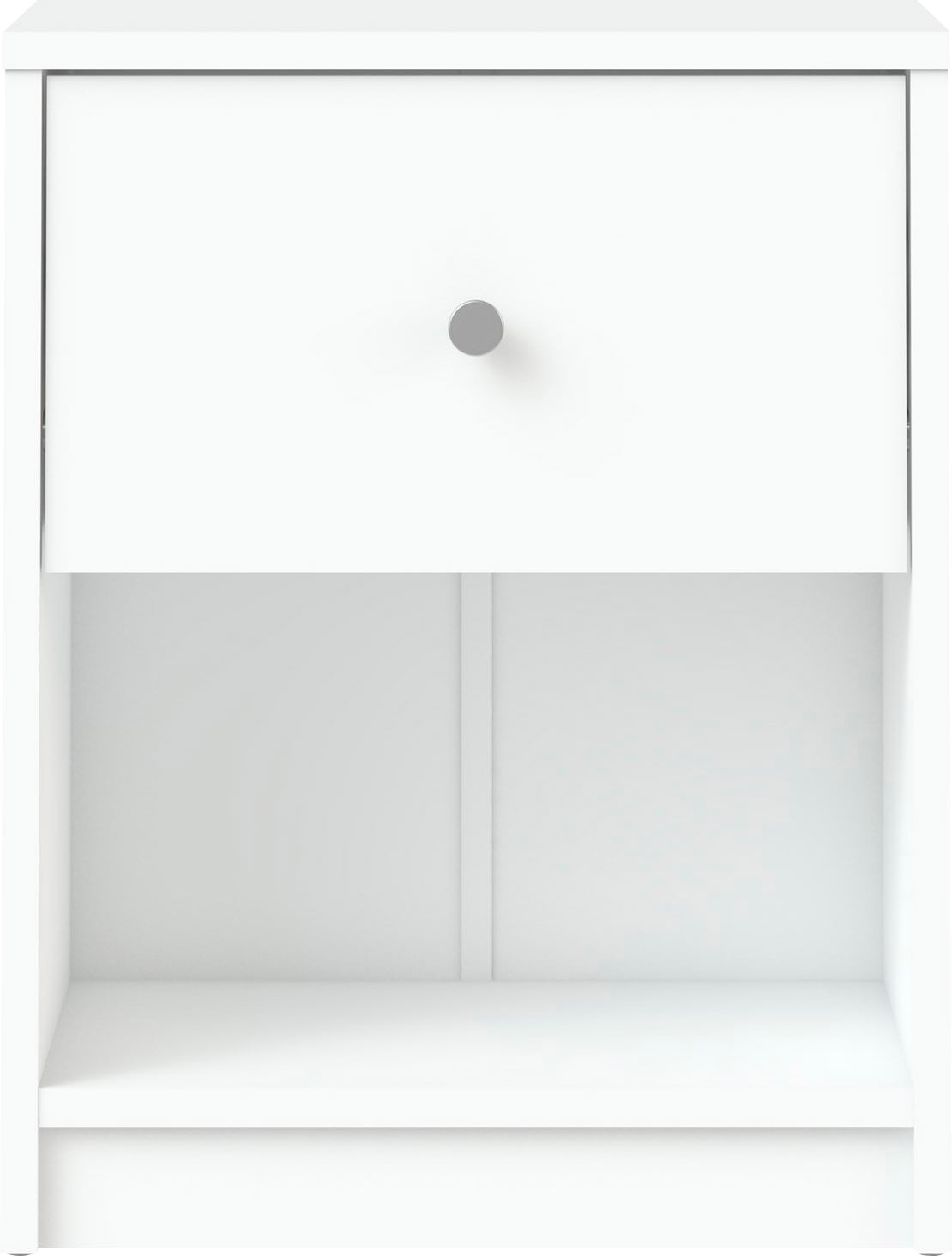 Home affaire Nachtkommode »May, Nachttisch, Nachtschrank, Beistelltisch,« mit 1 Schublade und einem offenen Fach, Breite 38 cm, Höhe 48 cm