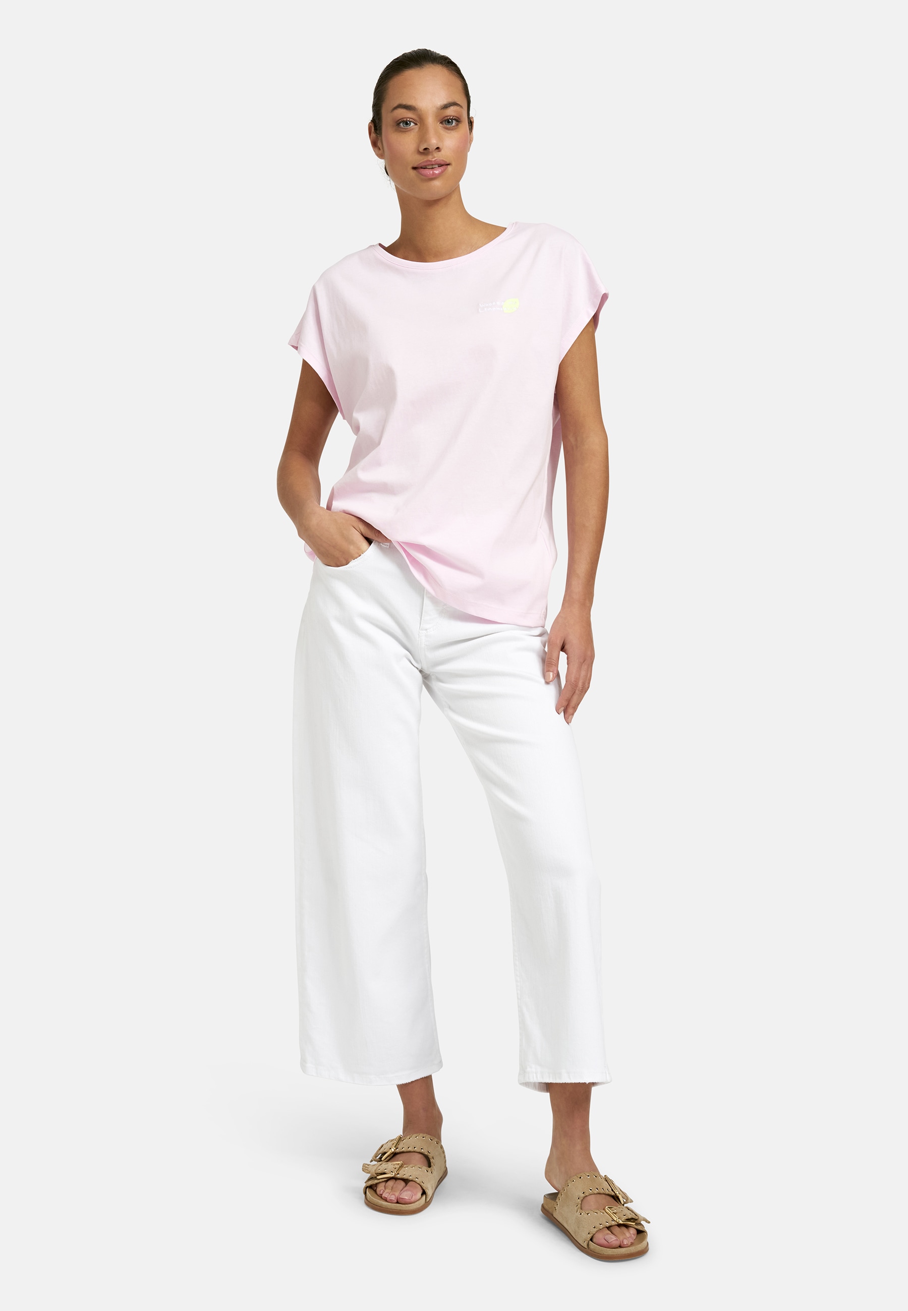 Smith & Soul Rundhalsshirt mit überschnittener Schulter