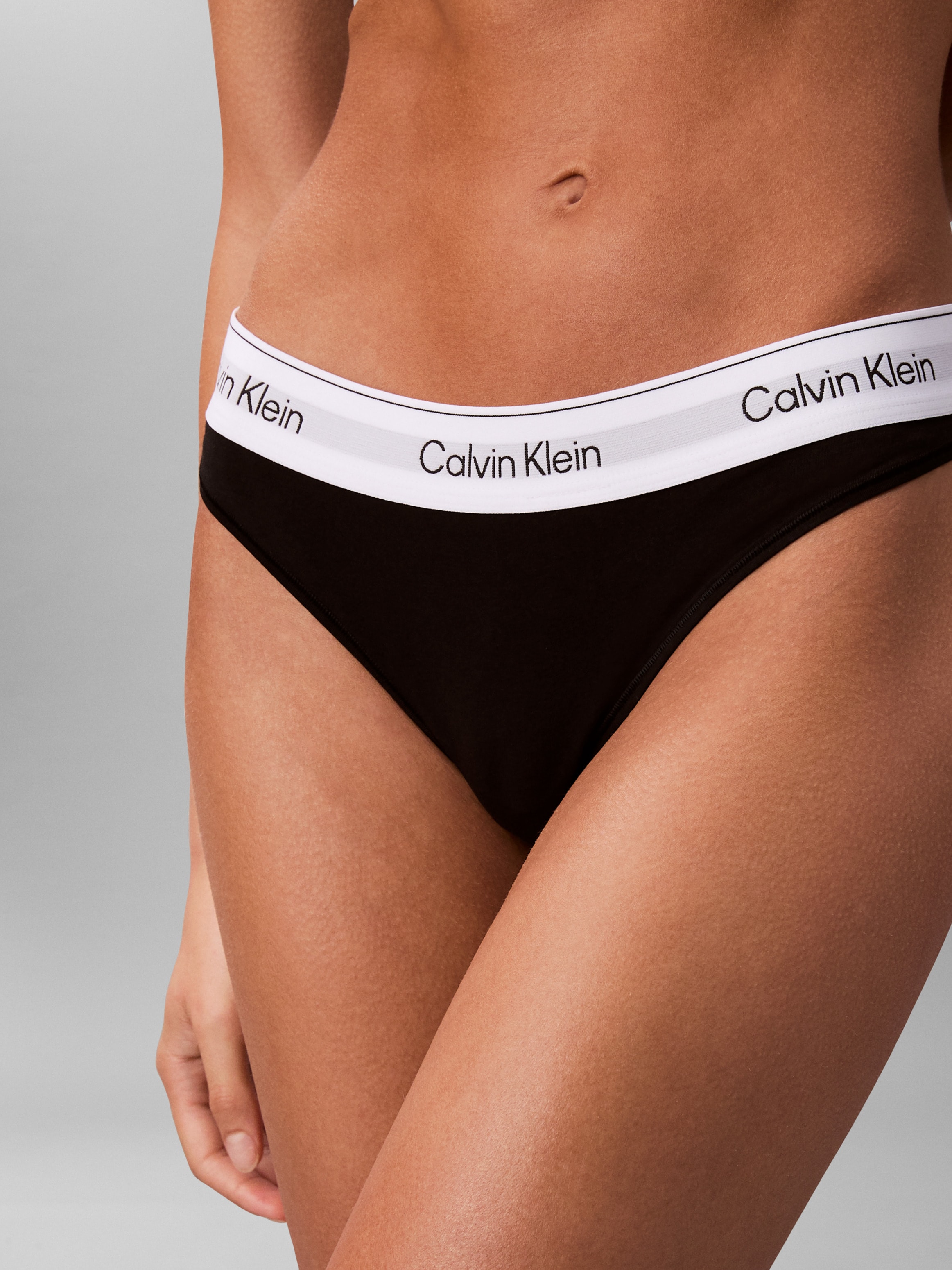 Calvin Klein Underwear String "MODERN COTTON" mit breitem Bündchen günstig online kaufen