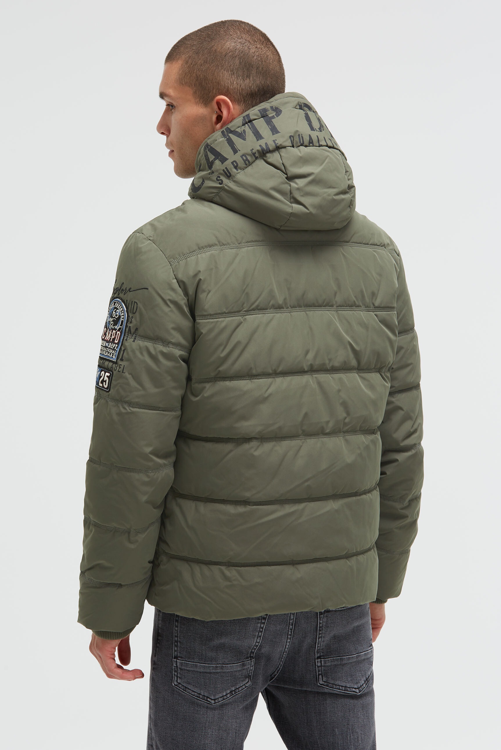 CAMP DAVID Winterjacke, mit Kapuze, mit wasserabweisender Funktion