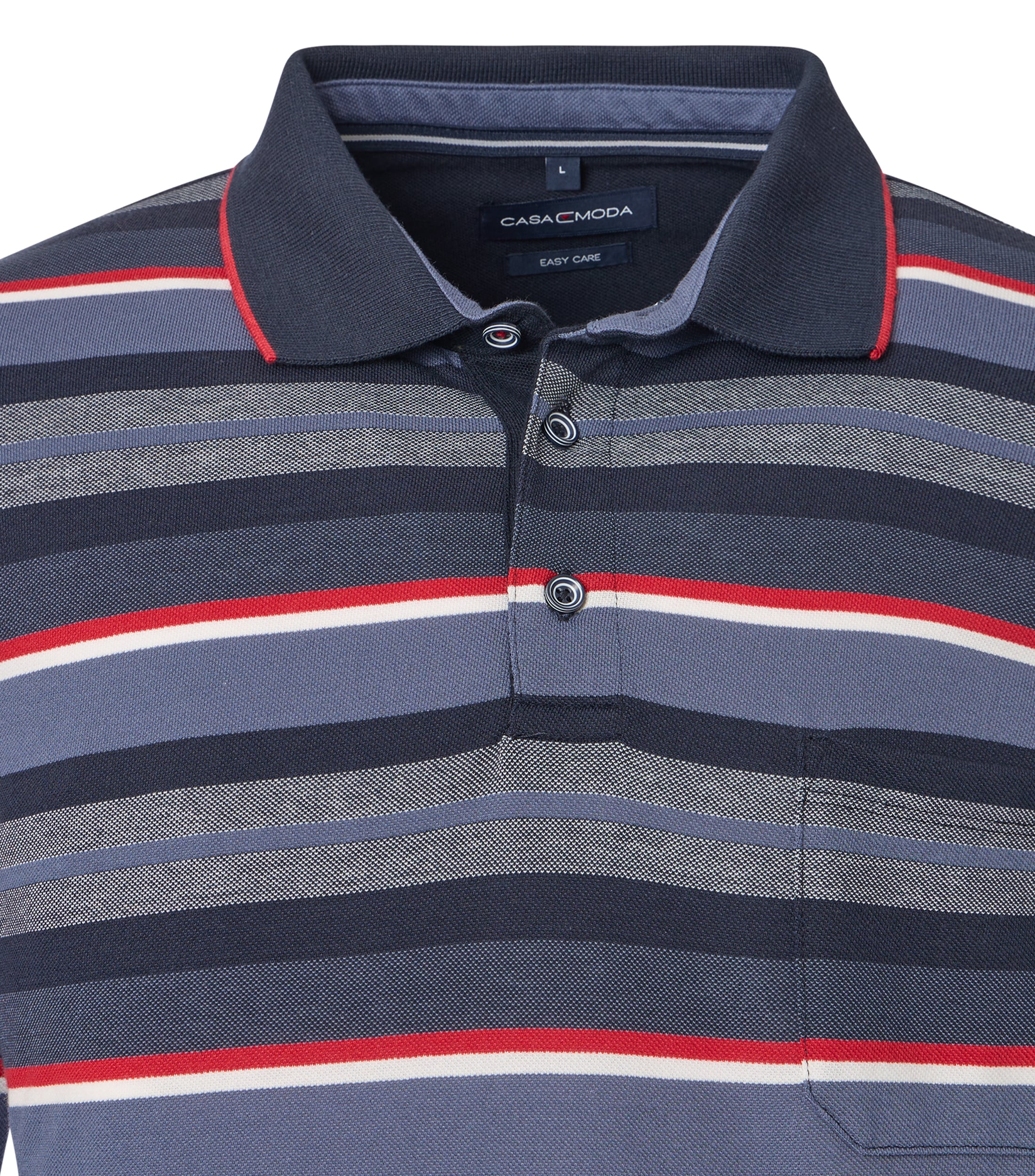 CASAMODA Poloshirt »CASAMODA Polo-Shirt gestreift«