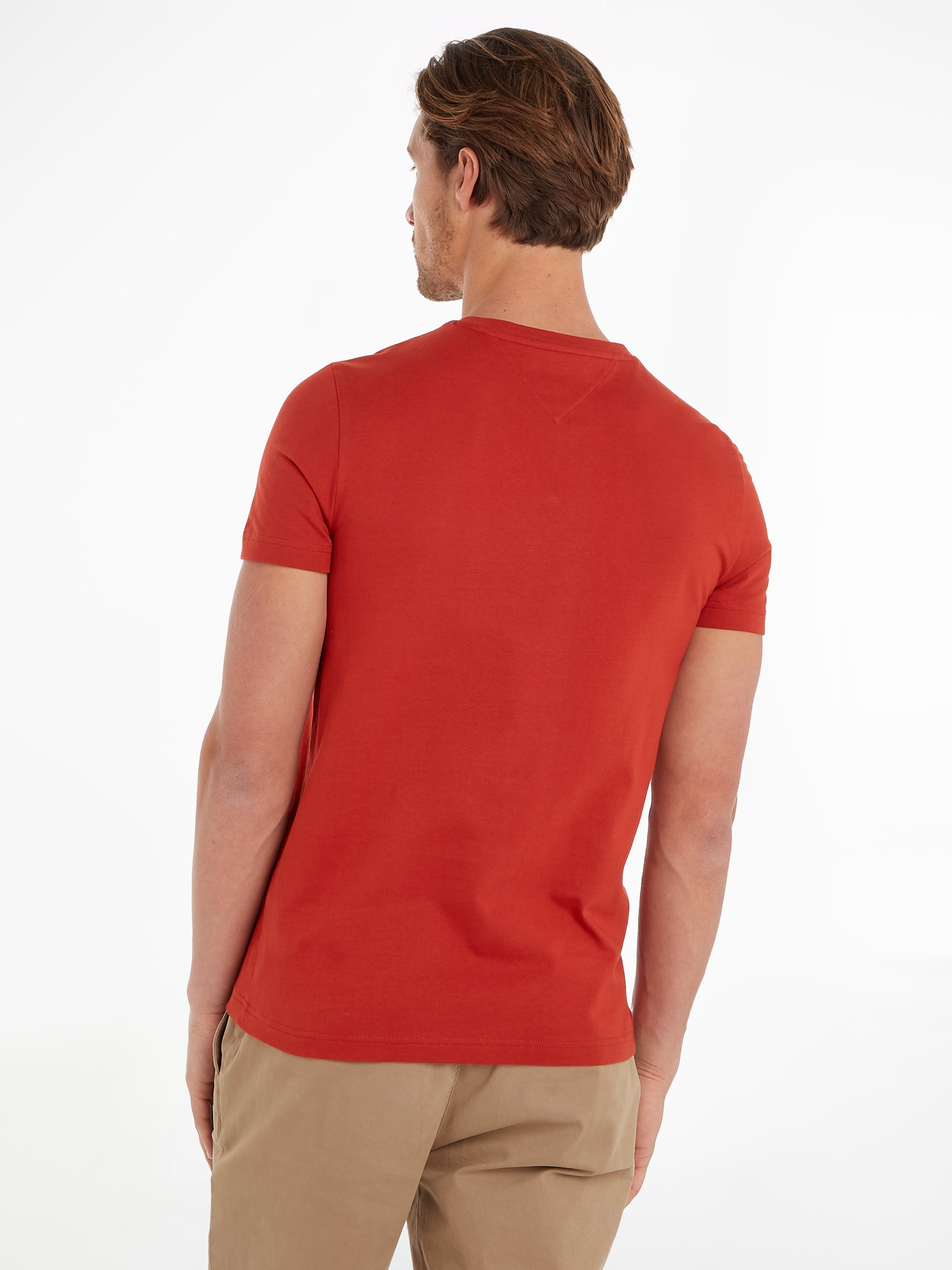 Tommy Hilfiger T-Shirt »TOMMY LOGO TEE«, aus reiner, nachhaltiger Baumwolle