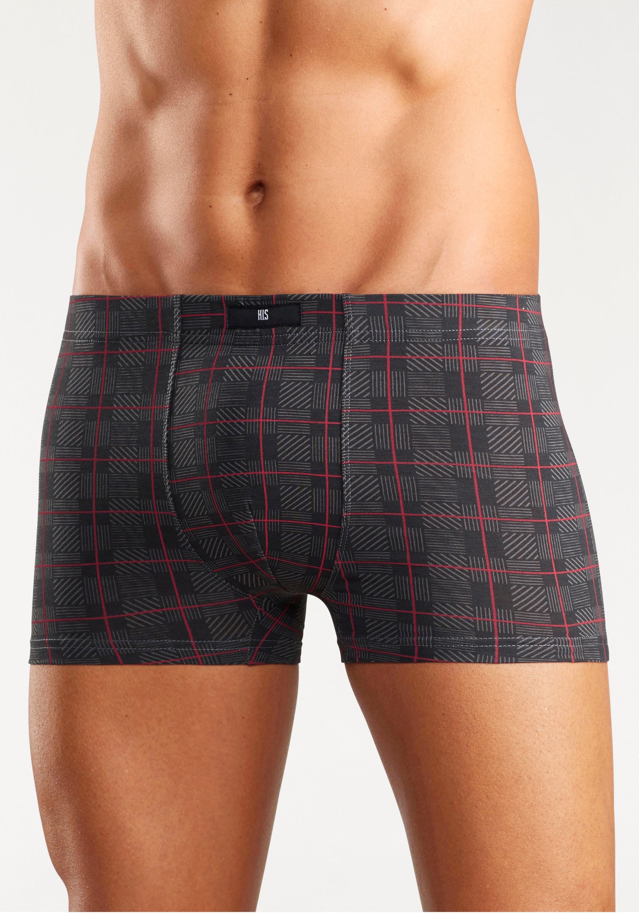 Thumbnail - H.I.S Boxer "Boxershorts für Herren" Packung, 5 Stk. aus Baumwoll-Stretch