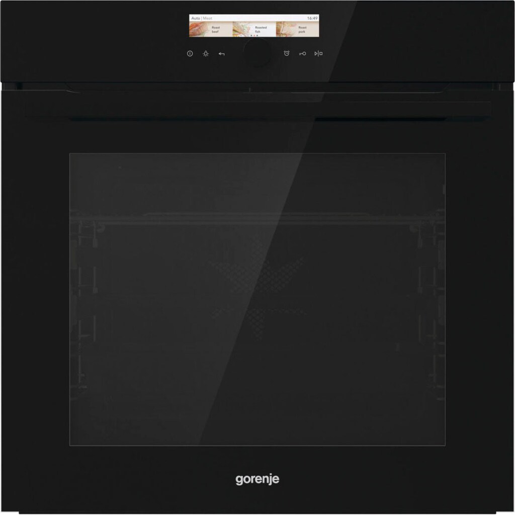 GORENJE Einbaubackofen »BOP 798 S37BG«, BOP798 S37BG, mit 2-fach-Teleskopauszug, Pyrolyse-Selbstreinigung