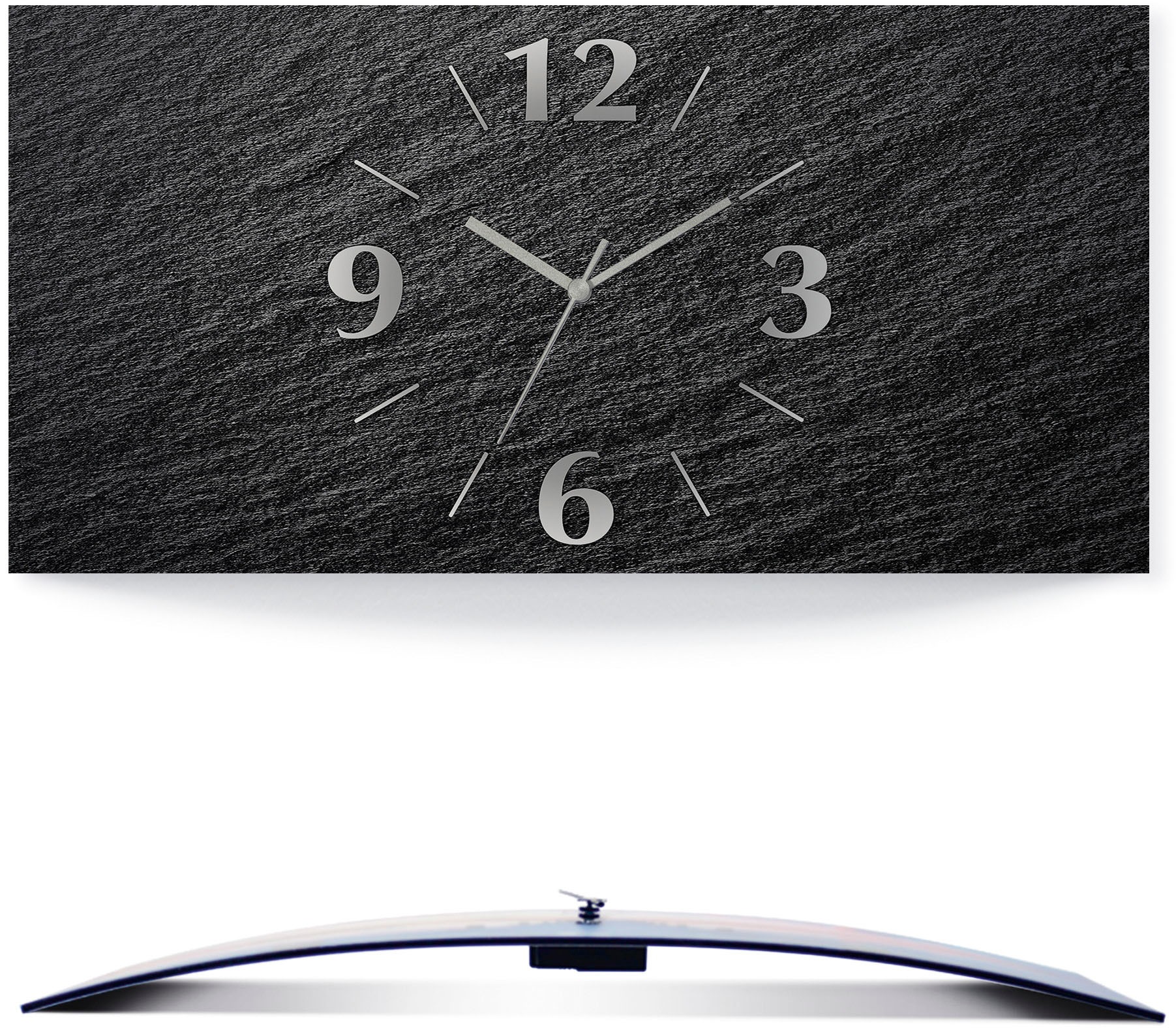 Artland Wanduhr "Schiefer" wahlweise mit Quarz- oder Funkuhrwerk, lautlos o günstig online kaufen