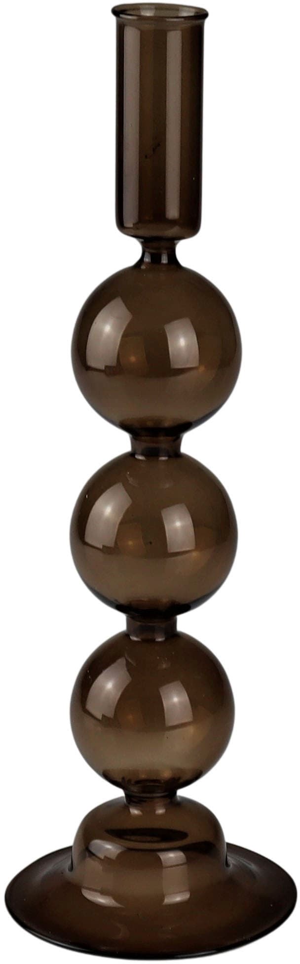 Leonique Kerzenhalter »Lorrely«, (Set, 2 | aus bestellen ca. BAUR St.), Stabkerzenhalter Glas, Höhe 25 cm