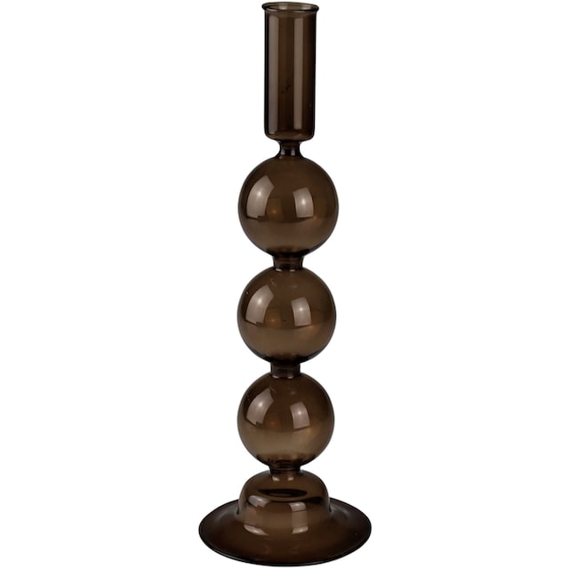 Leonique Kerzenhalter »Lorrely«, (Set, 2 St.), Stabkerzenhalter aus Glas, Höhe  ca. 25 cm bestellen | BAUR