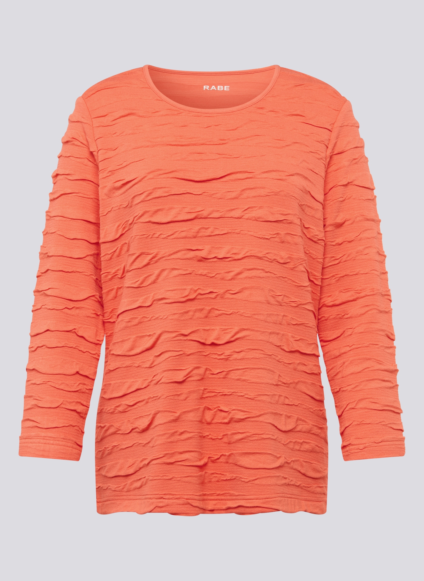 Rabe 3/4-Arm-Shirt, mit Strukturmuster