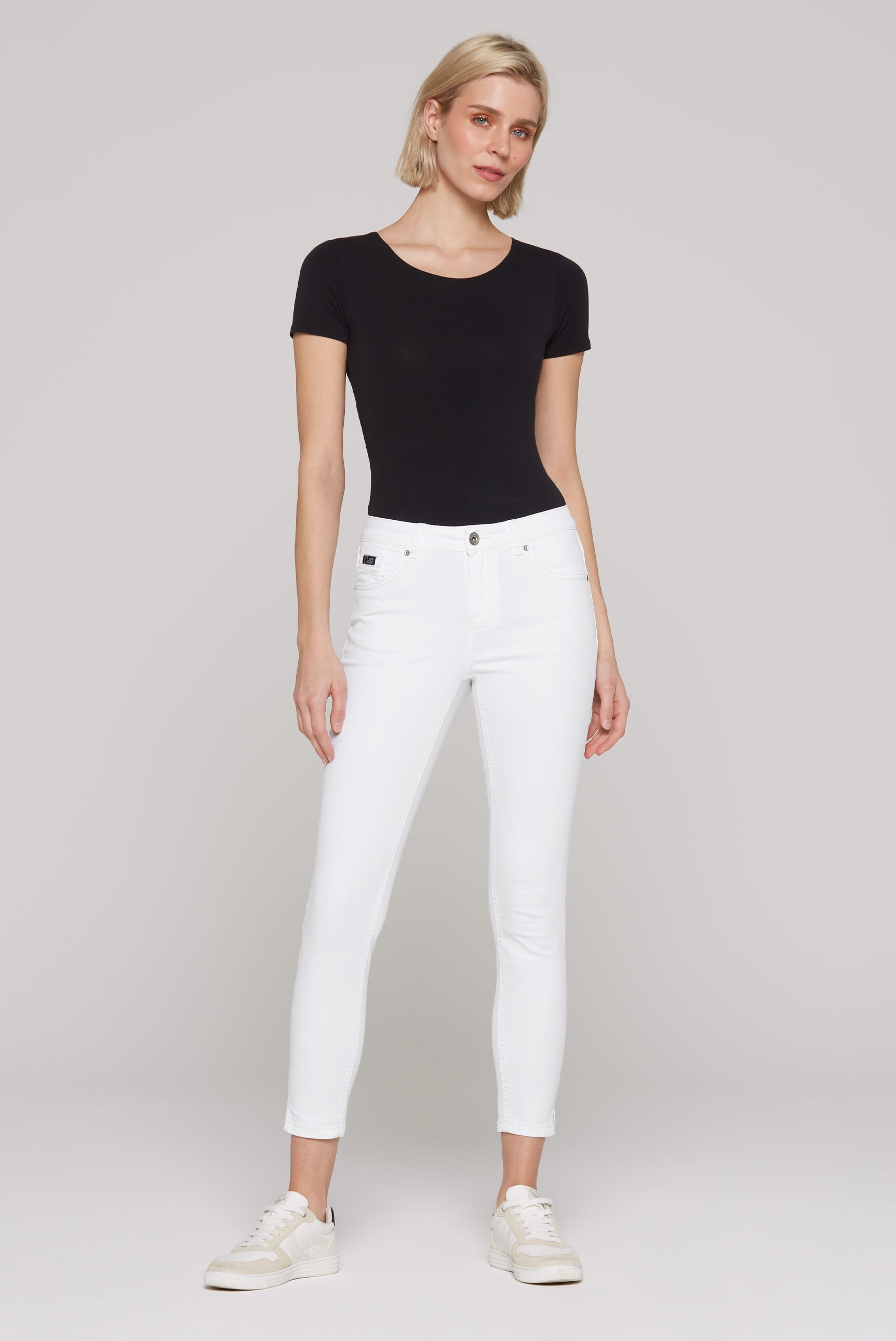 SOCCX Slim-fit-Jeans, mit normaler Leibhöhe