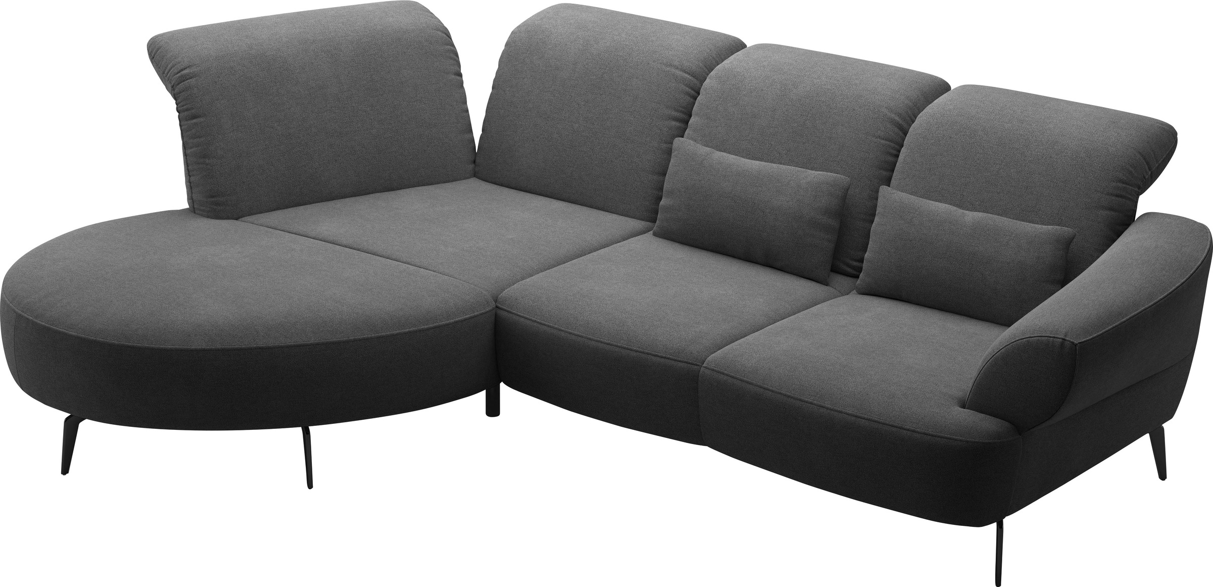 sit&more Ecksofa »Dance«, inkl.System Click&Seat und Sitztiefenverstellung
