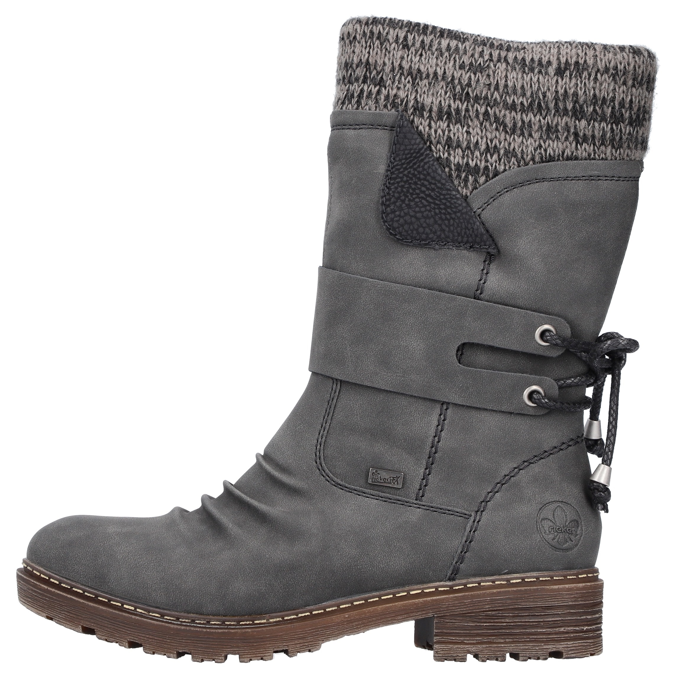 Rieker Winterstiefel, Kurz-Stiefel, Blockabsatz, mit wasserabweisender riekerTEX-Membran