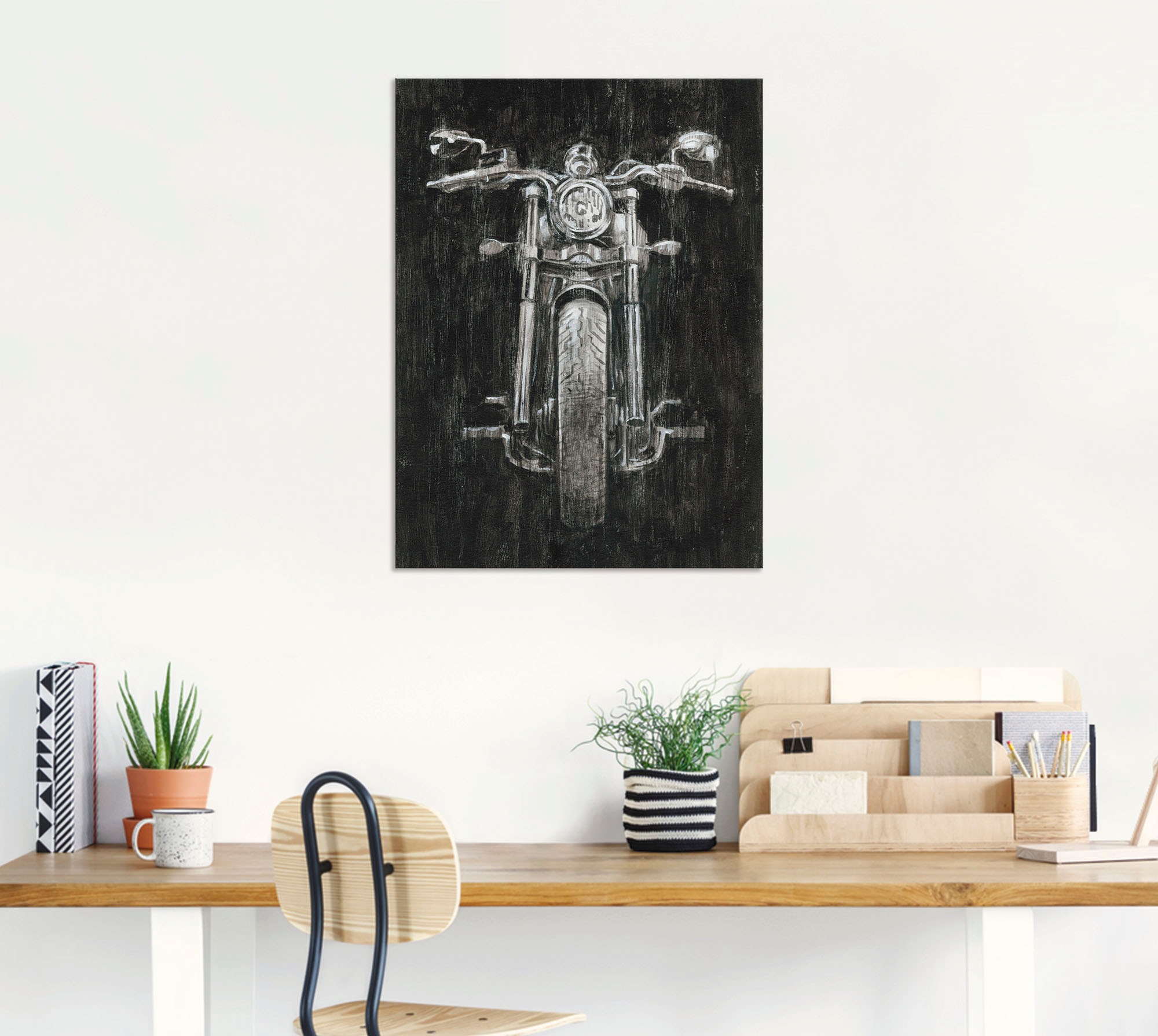 Artland Wandbild »Eisernes Pferd I«, Motorräder & Roller, (1 St.), als Poster, Wandaufkleber in verschied. Größen