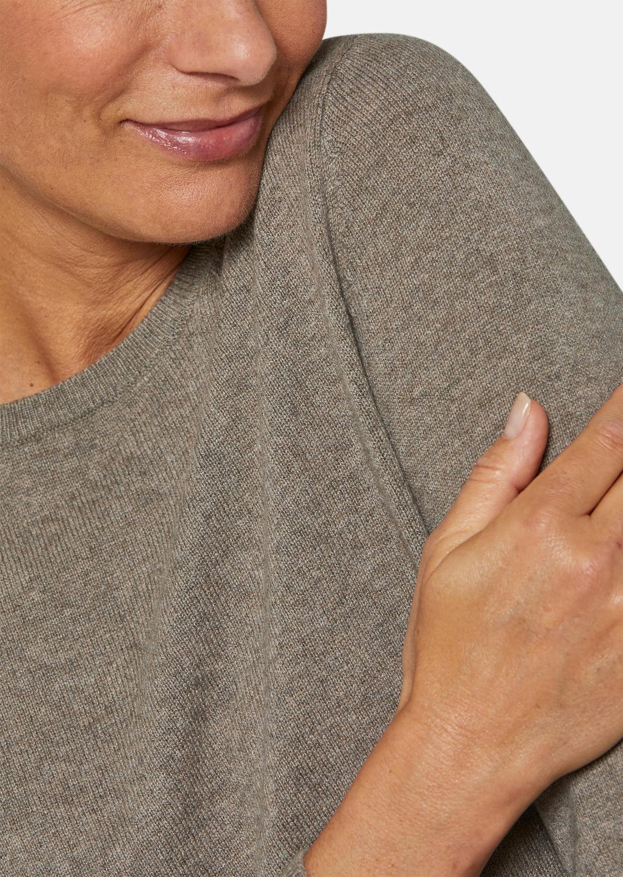 GOLDNER Strickpullover »Kaschmirpullover Kaschmirpullover mit U-Boot Ausschnitt«