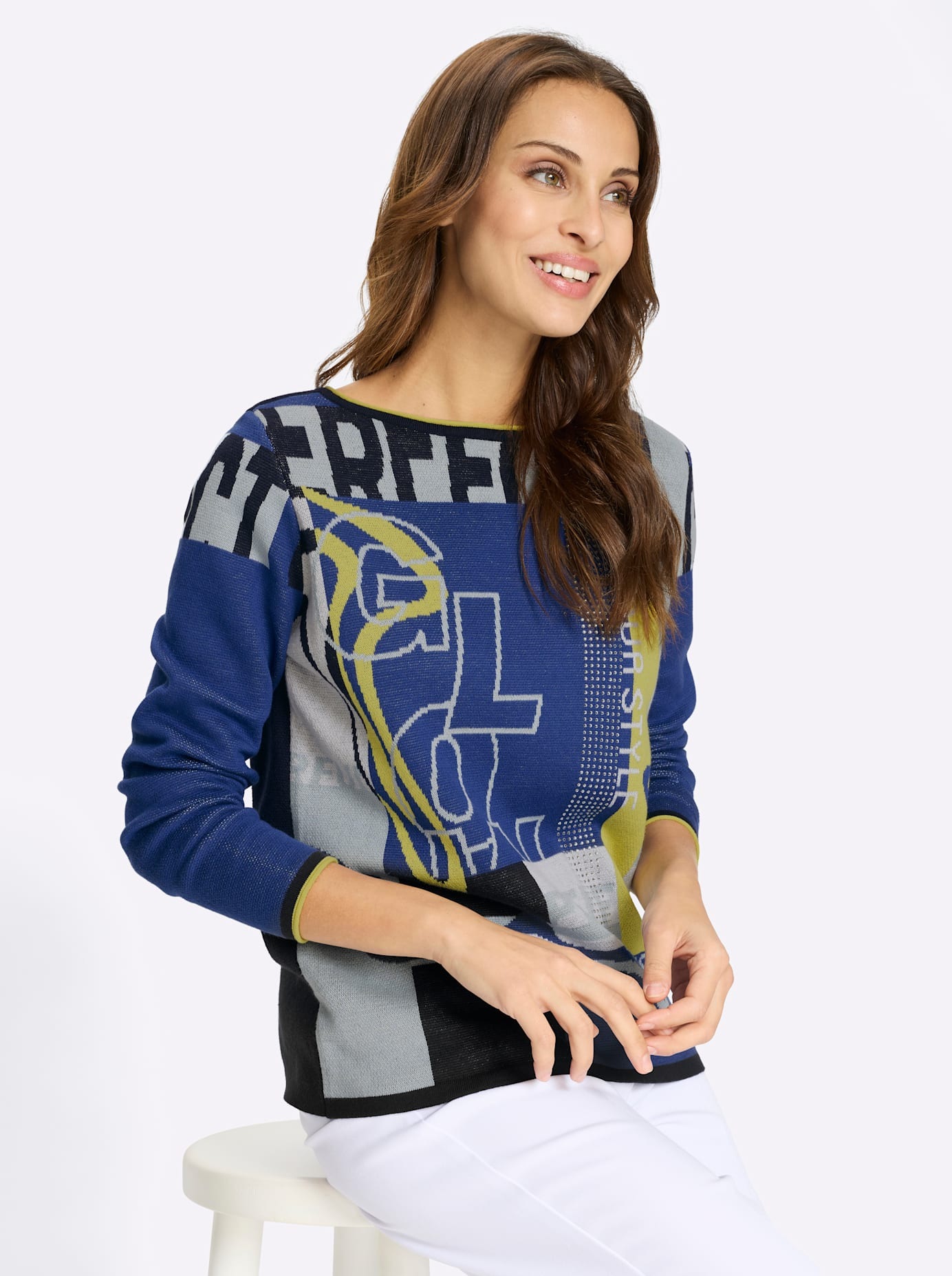 Inspirationen Jacquardpullover »Strickpullover«