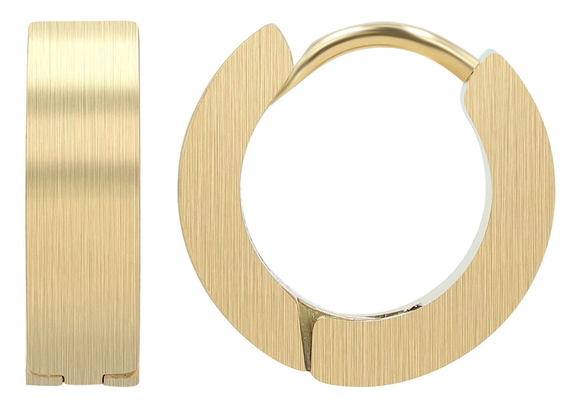 Adelia´s Klappcreolen "Damen Ohrringe – Klappcreole aus Edelstahl" Zum Vers günstig online kaufen