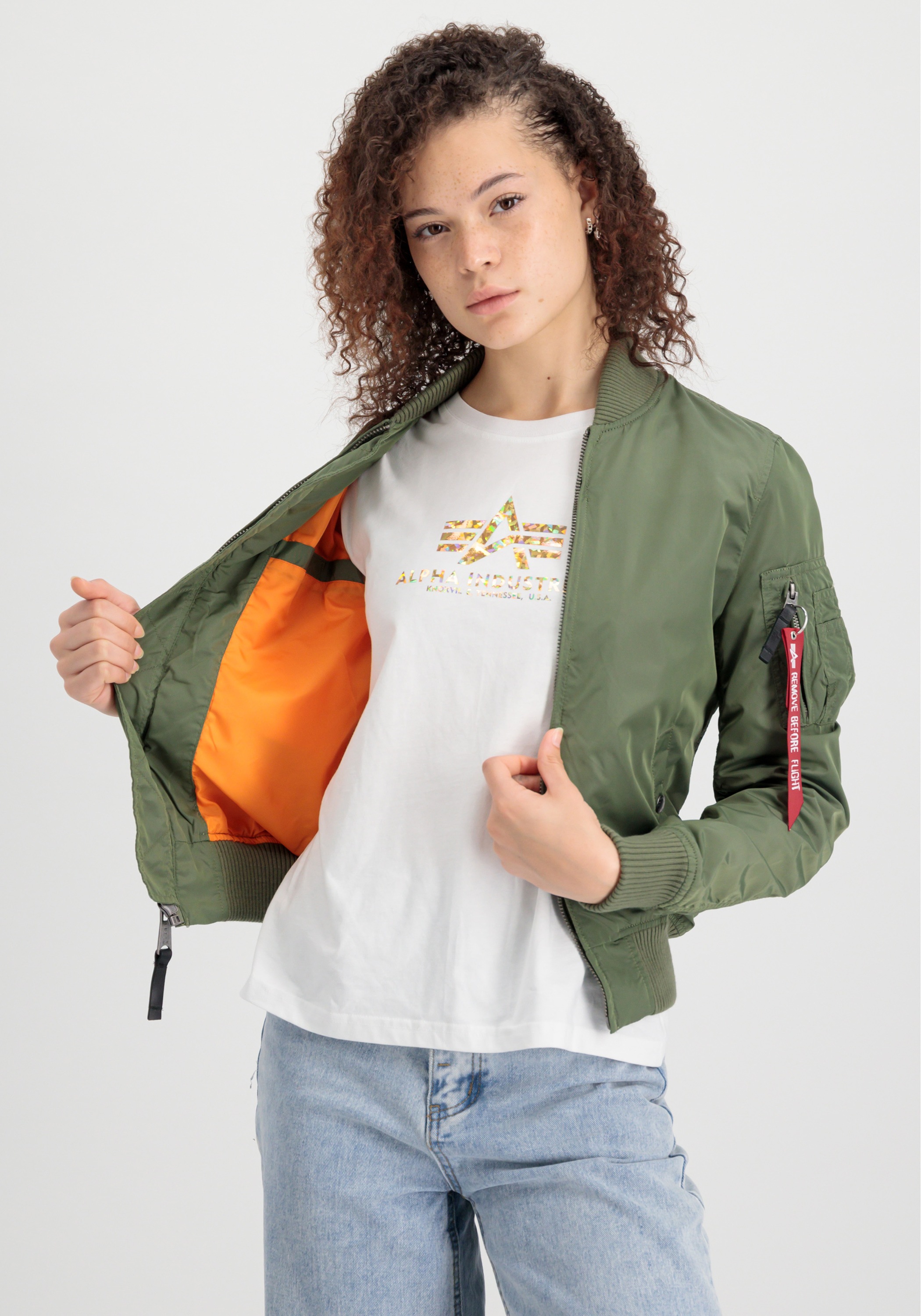 Alpha Industries Bomberjacke "Alpha Industries Women - Bomber Jackets MA-1 günstig online kaufen