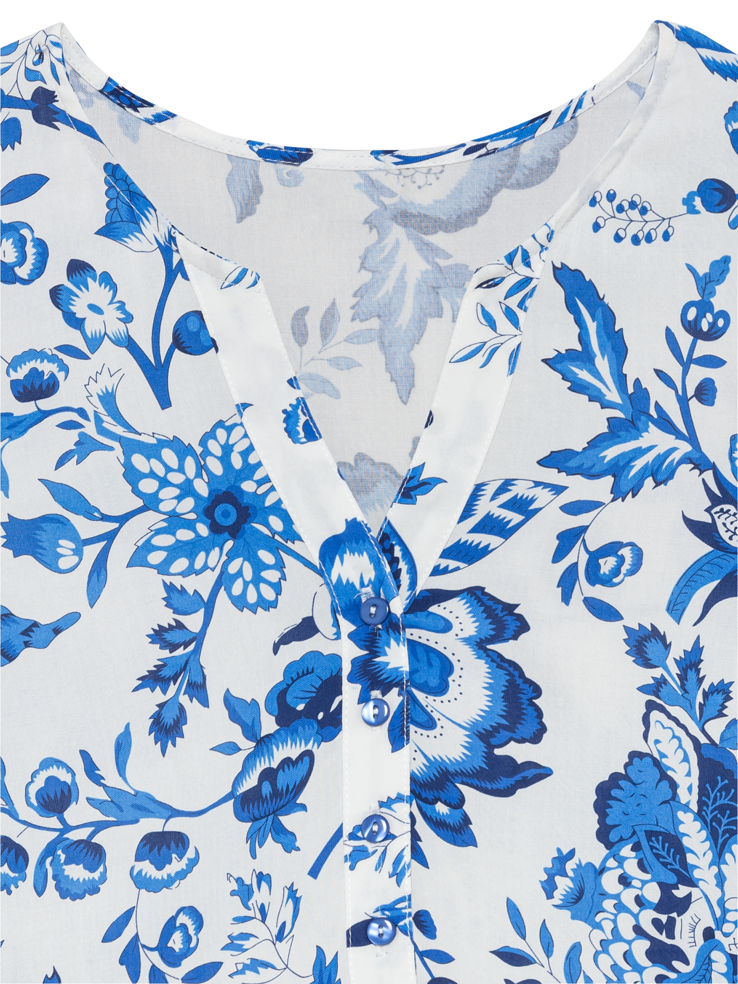 LASCANA Maxikleid, mit Blumenprint und Knopfleiste, Sommerkleid, Strandkleid