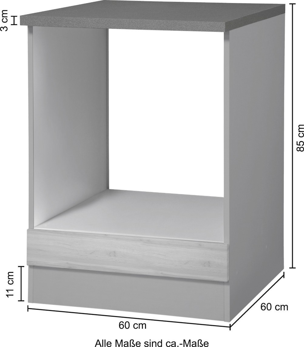 KOCHSTATION Herdumbauschrank »KS-Trier«, Breite 60 cm