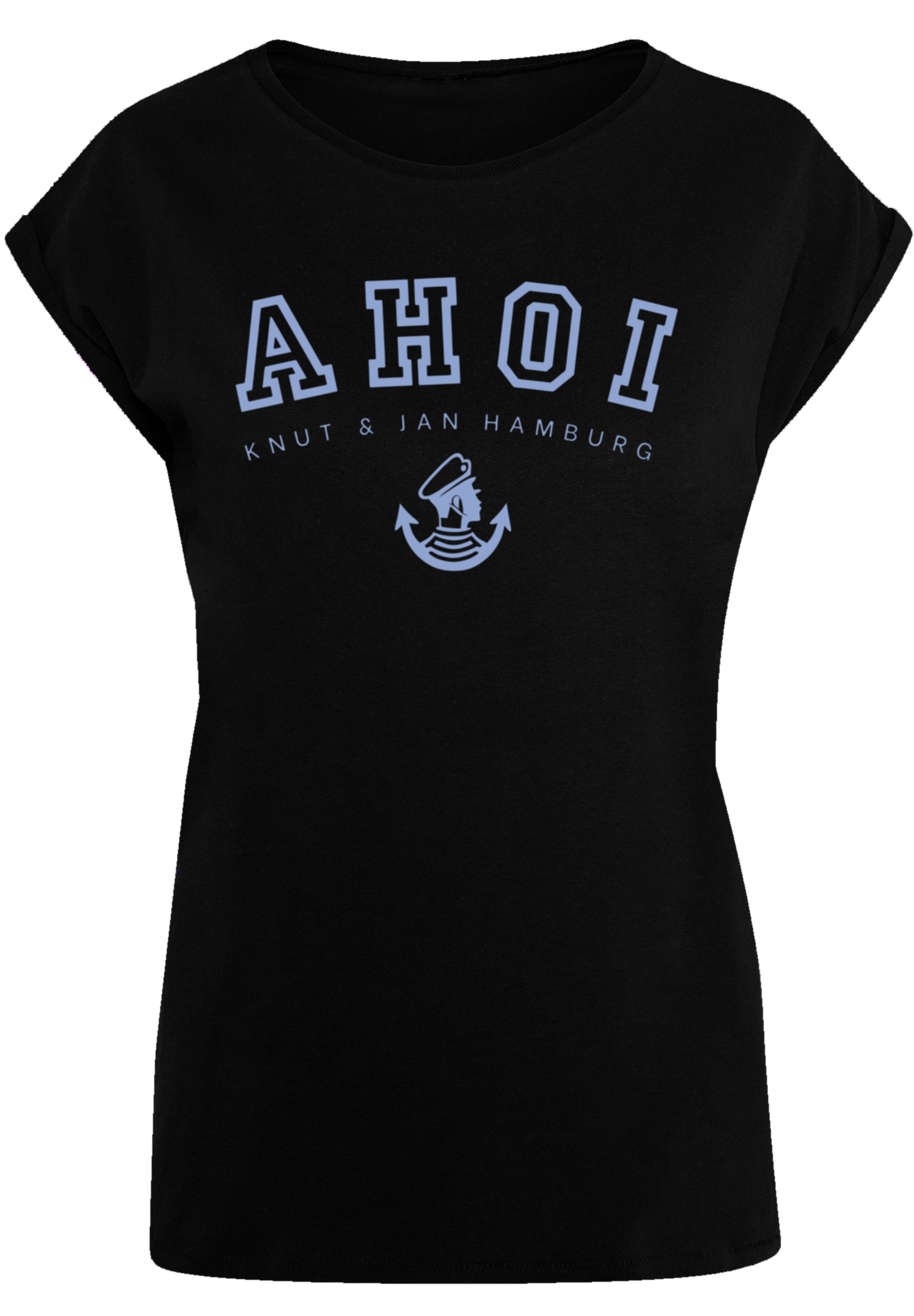 F4NT4STIC T-Shirt »Ahoi Knut & Jan Hamburg«, Print