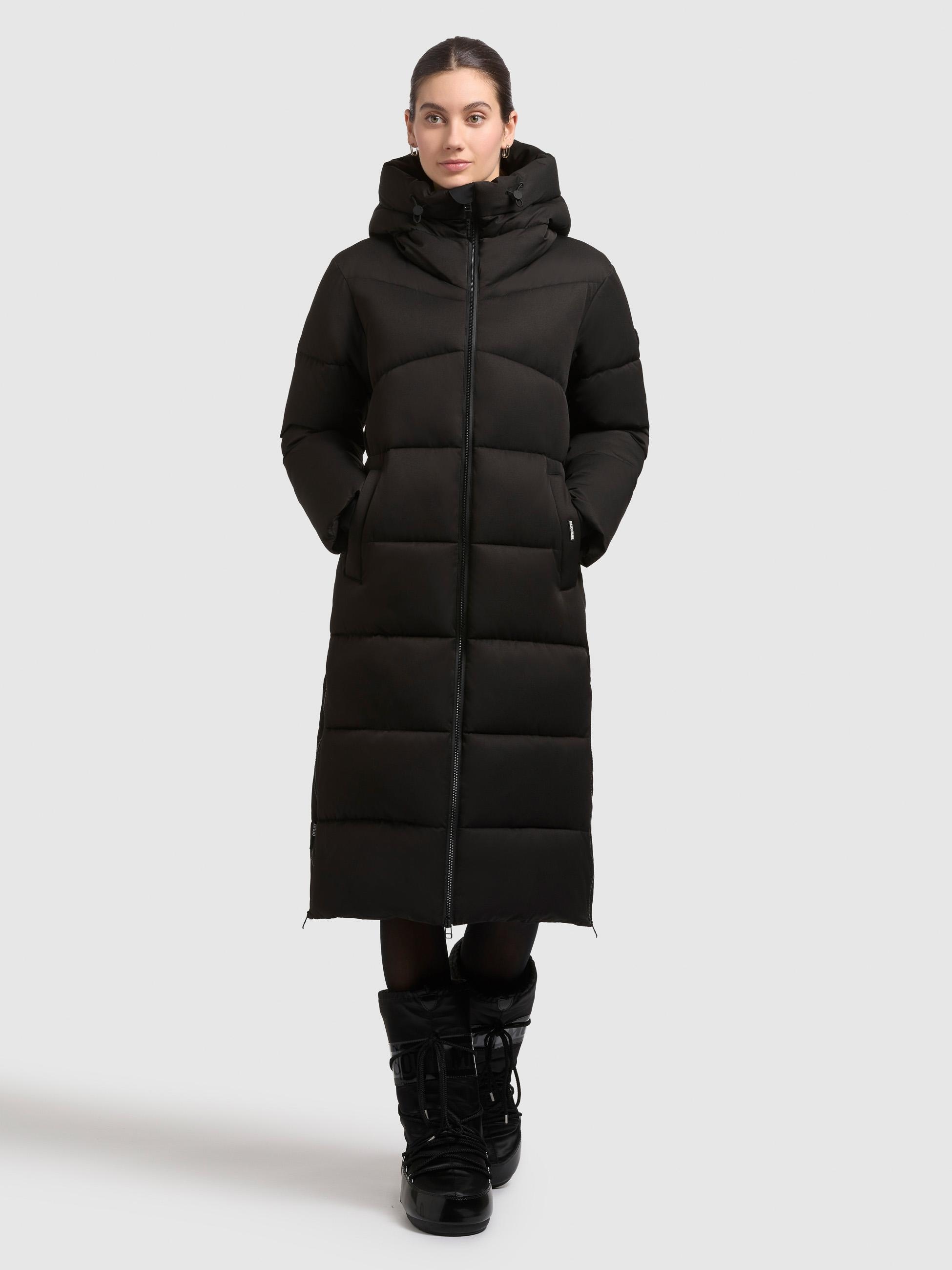 khujo Steppmantel »Lima« Langer Damen Mantel mit zahlreichen Features